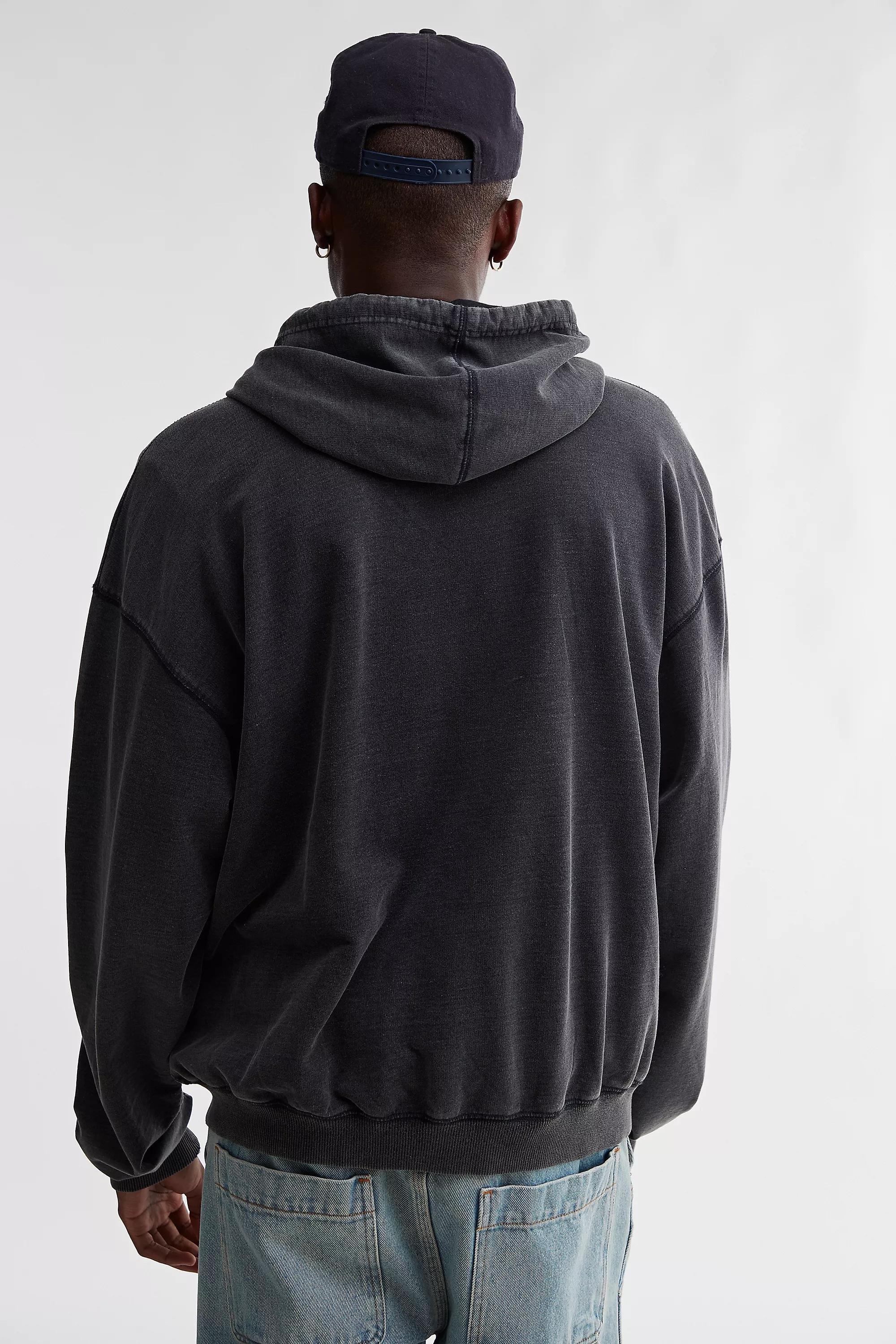 Urban Outfitters - Black Bdg Bonfire Zip-Through Hoodie