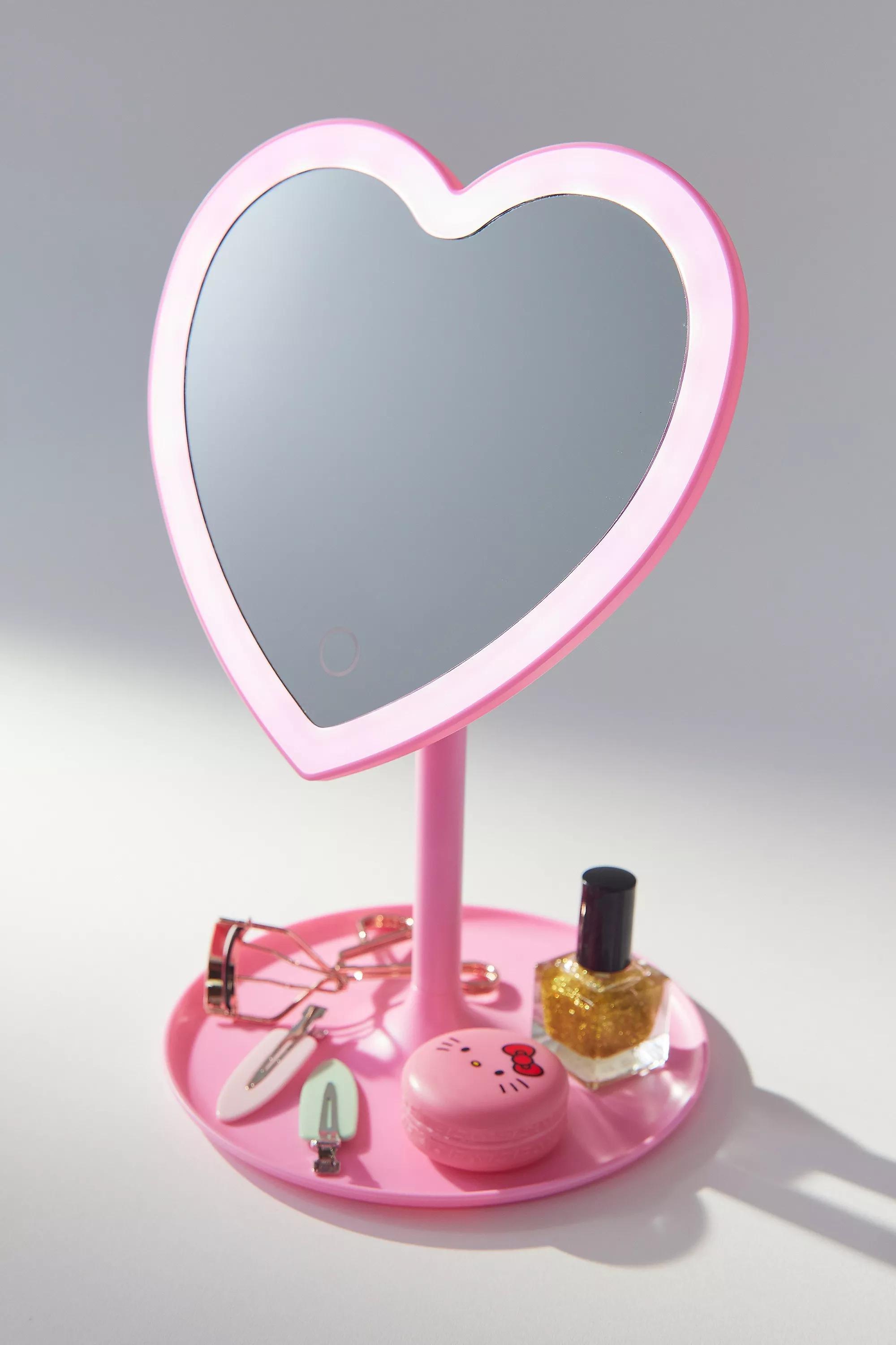Pink Makeup Vanity Mirror, PINK, large image number 0