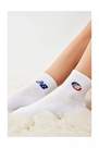 Urban Outfitters - White New Balance Embroidered Ankle Socks, Set Of 2