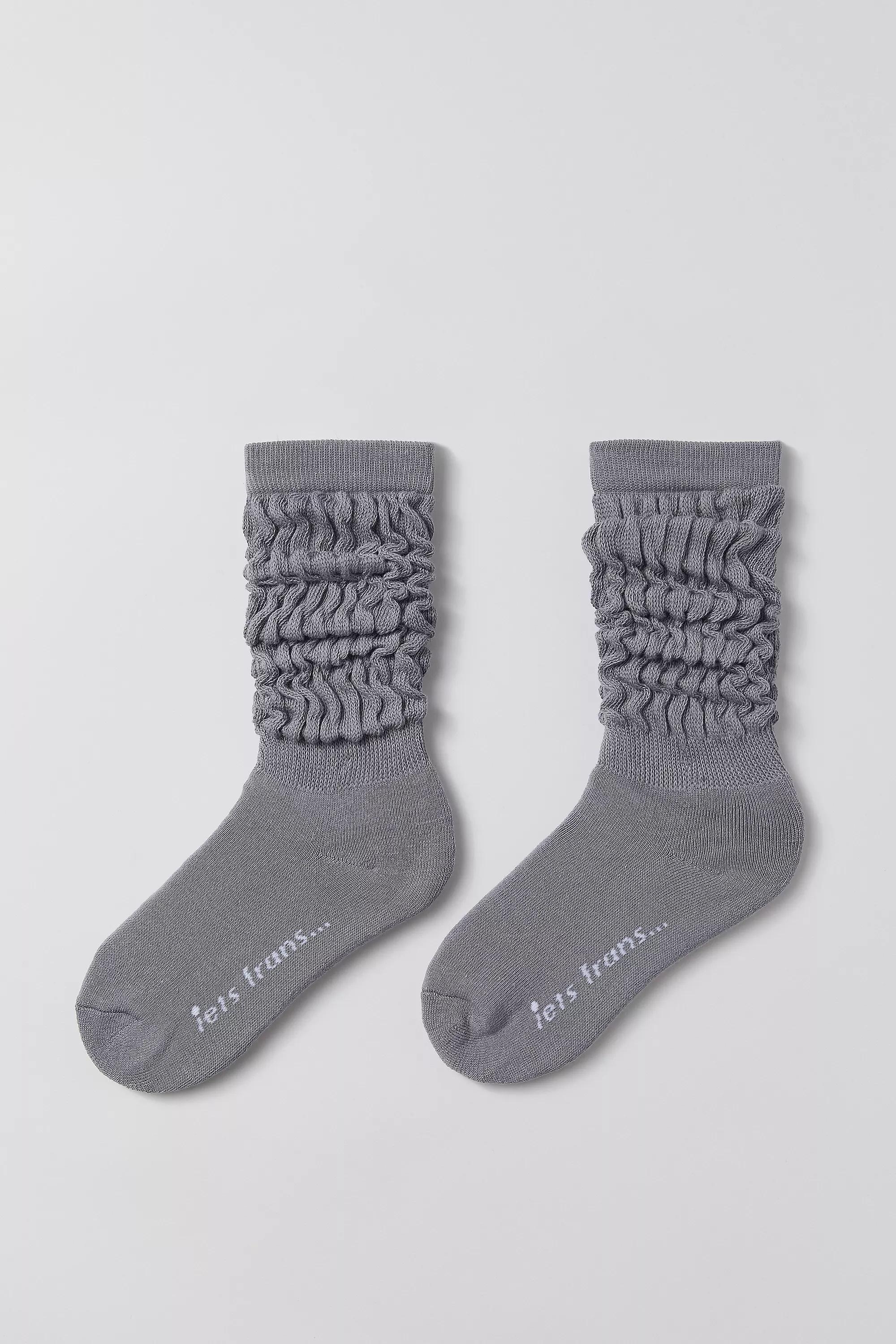 Grey Ultra Ruched Sock, , large image number 4