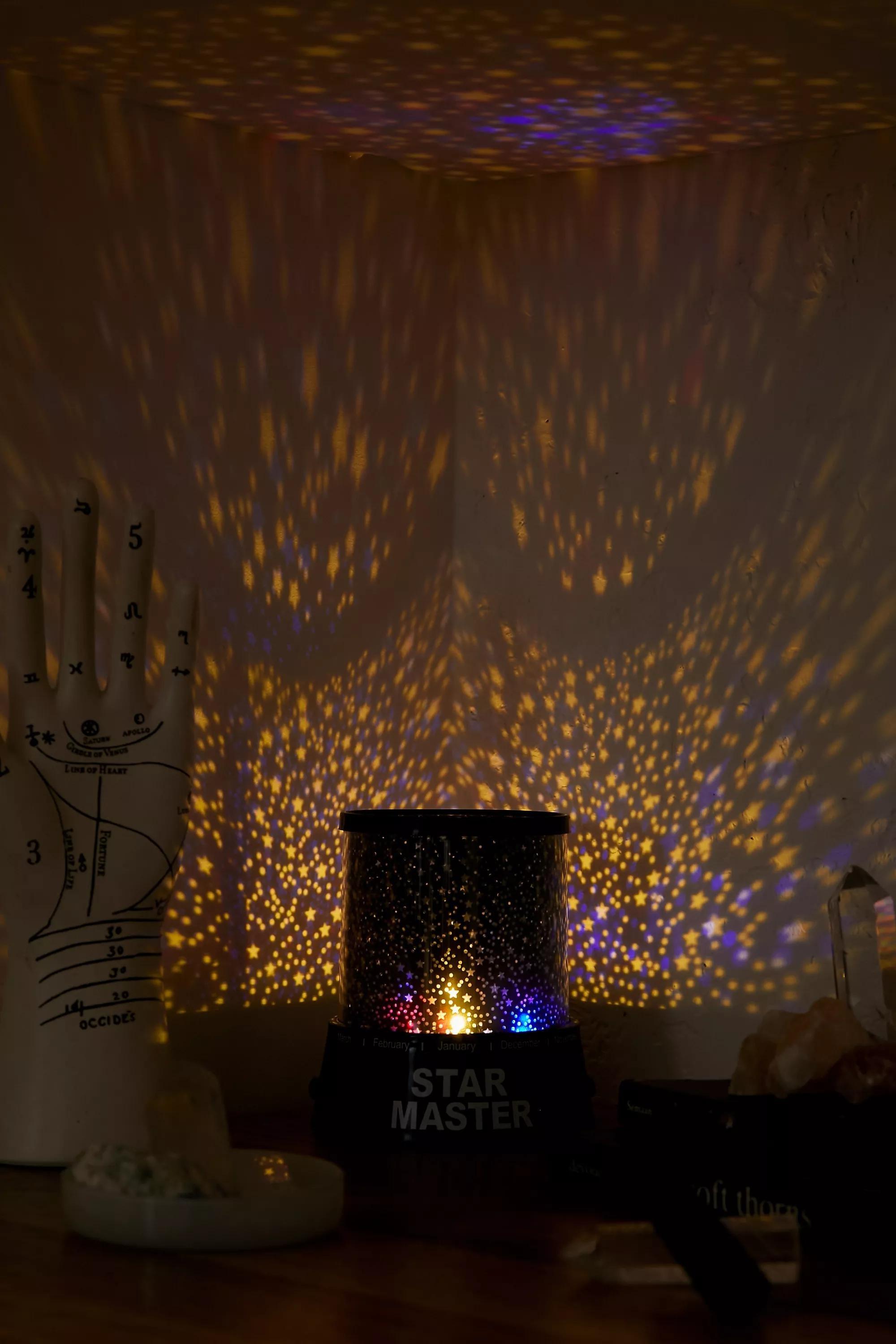 ASSORT Moon & Star Galaxy Light Projector, , large image number 1
