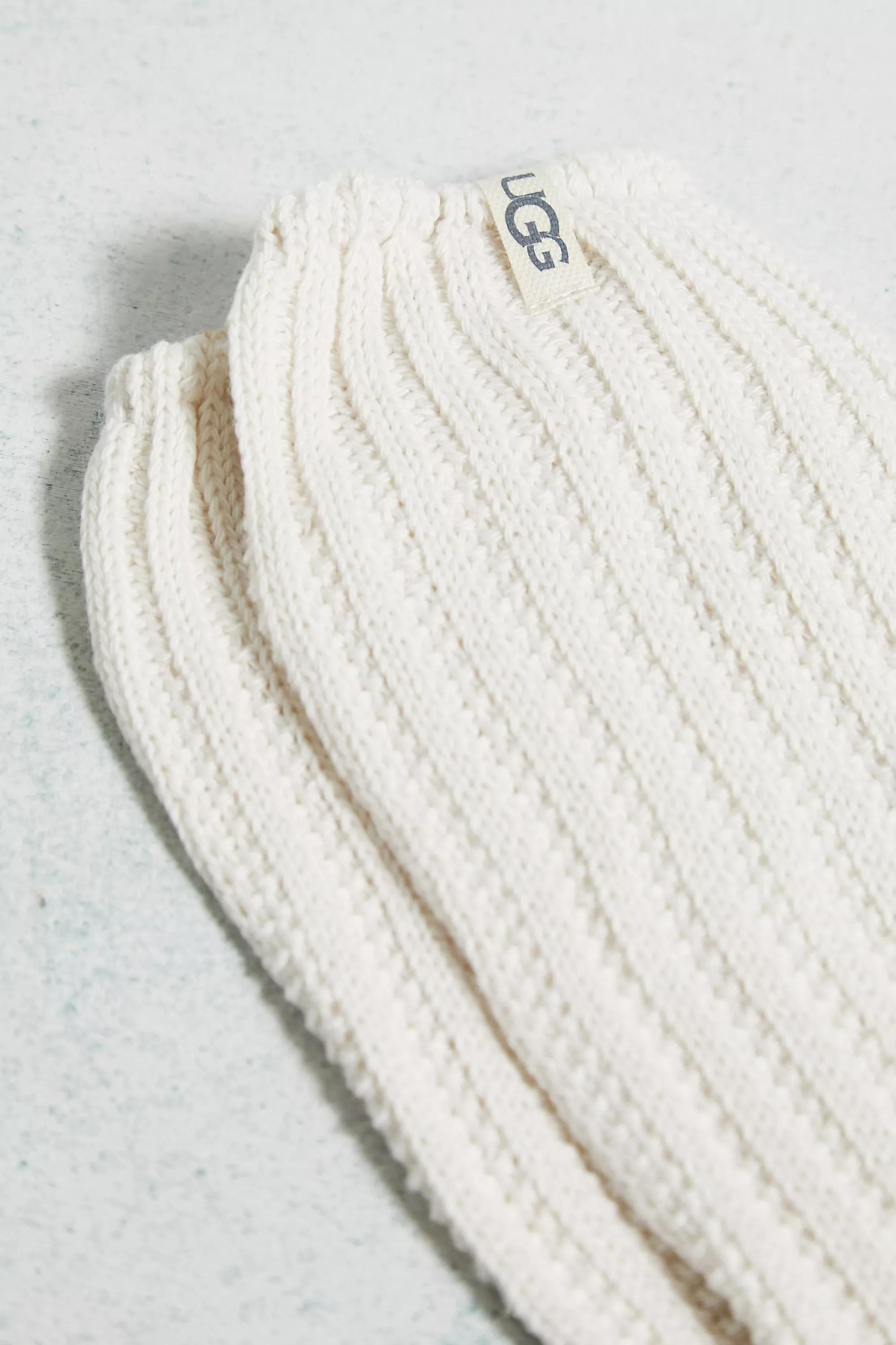 Cream Ugg Tyla Slouchy Crew Socks, , large image number 3