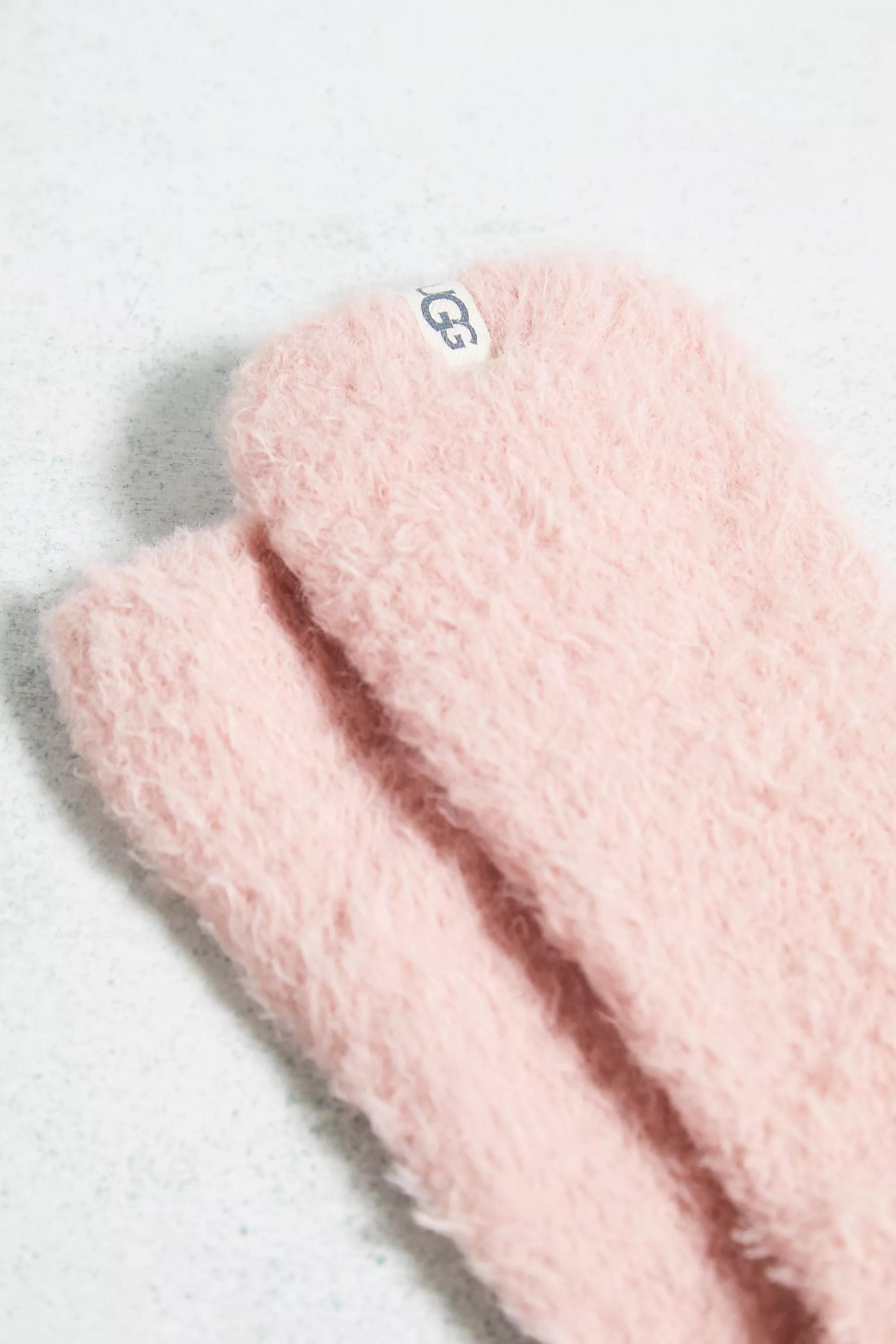 Pink Ugg Teddi Cozy Crew Socks, , large image number 2