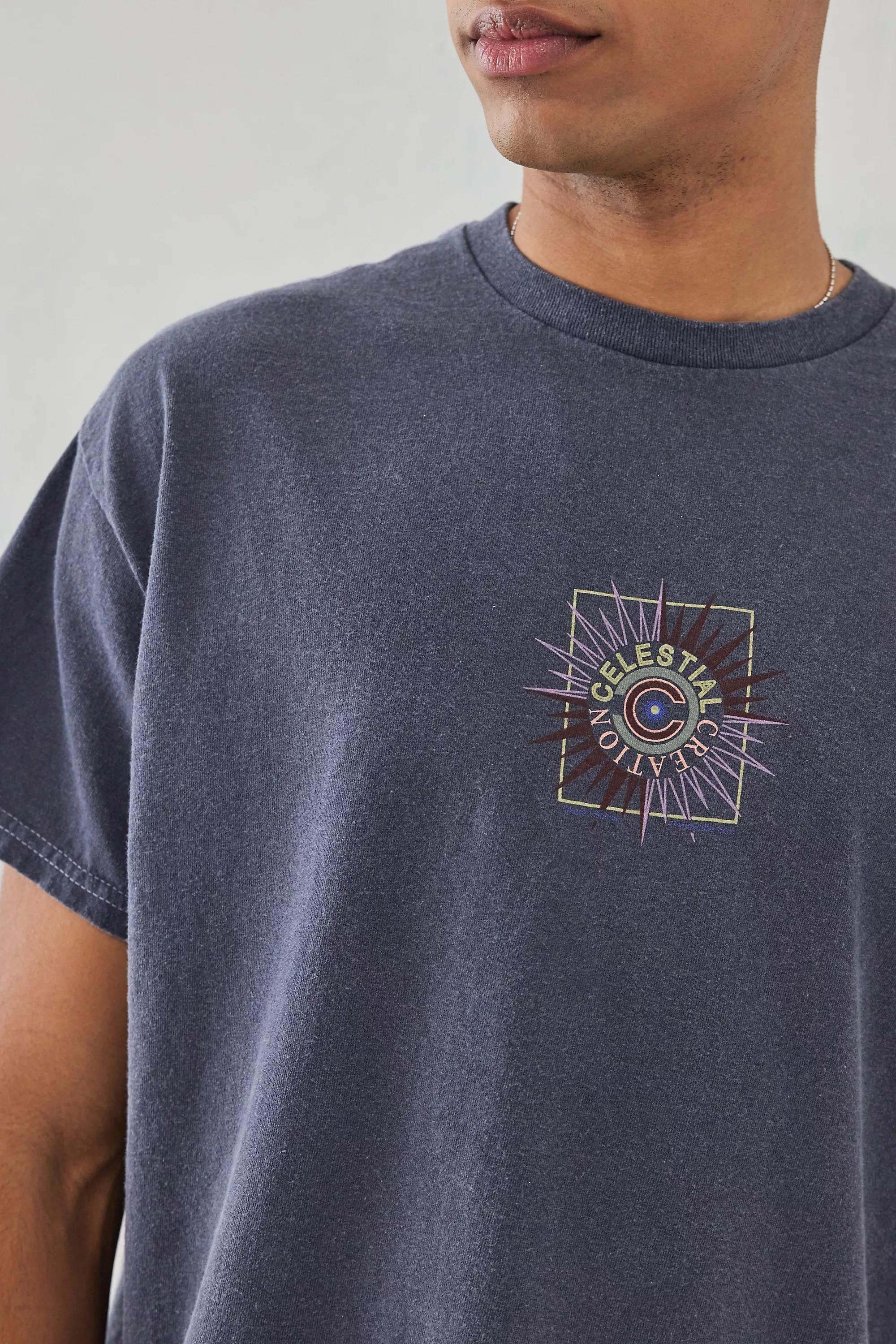 Blue Washed Celestial T-Shirt, , large image number 3