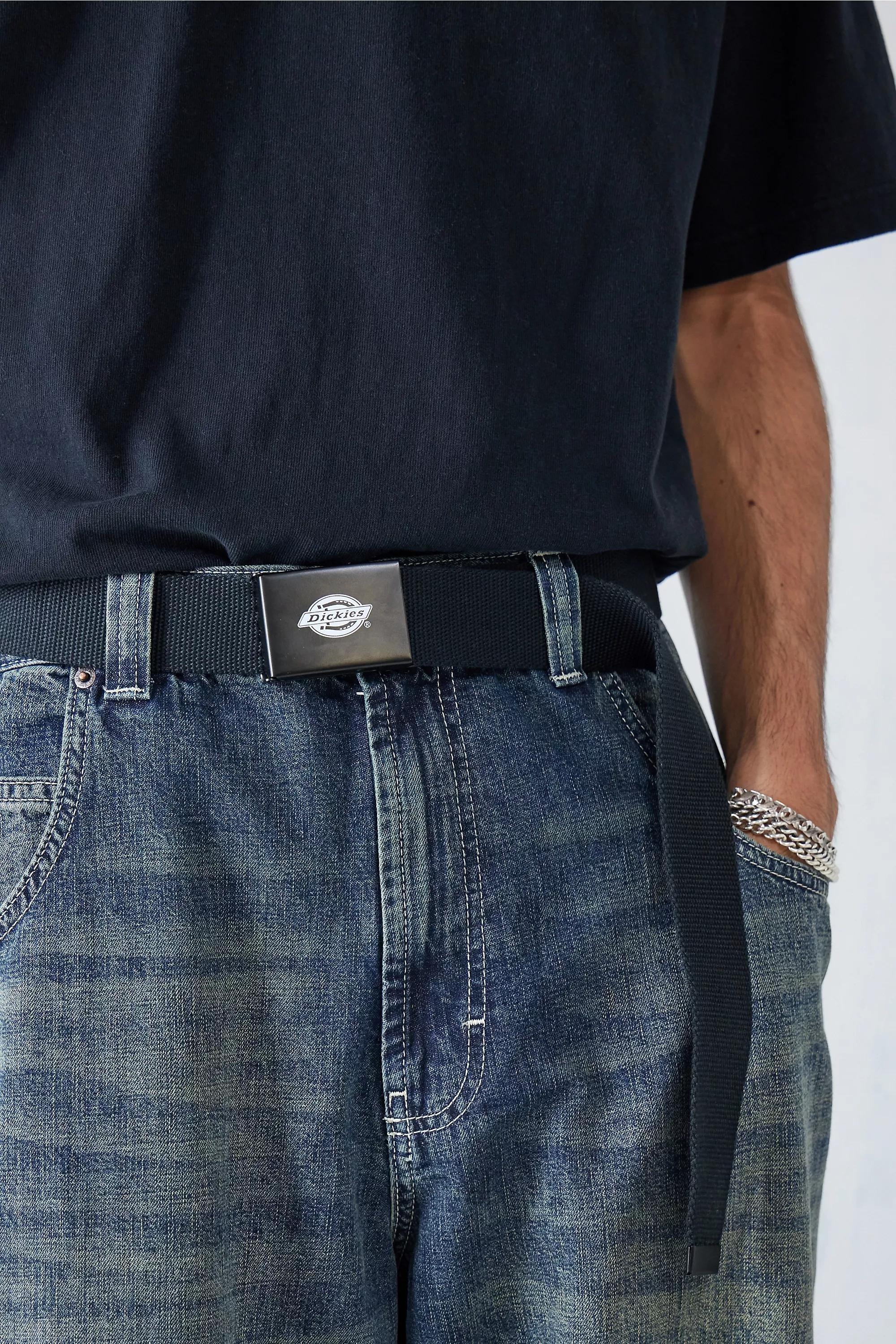 Black Dickies Orcutt Webbing Belt, BLK, large image number 0