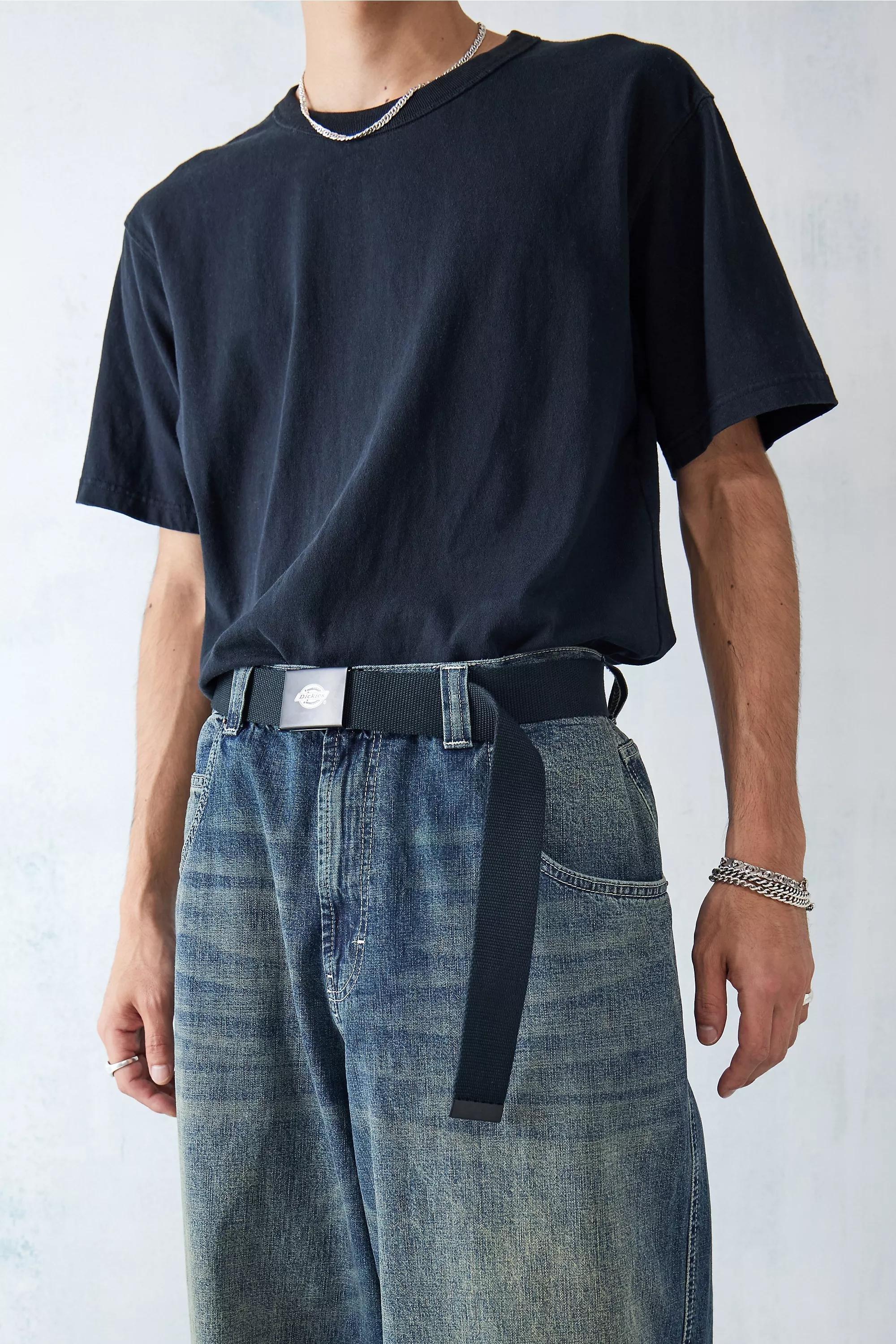 Black Dickies Orcutt Webbing Belt, BLK, large image number 1