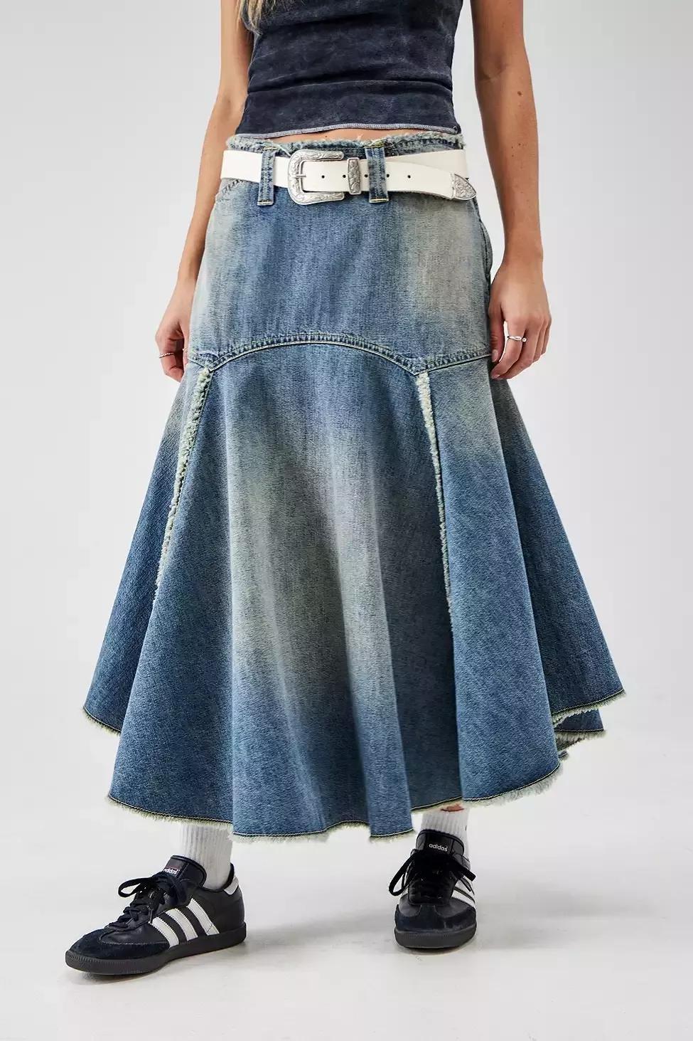 Urban outfitters bdg denim 2024 skirt