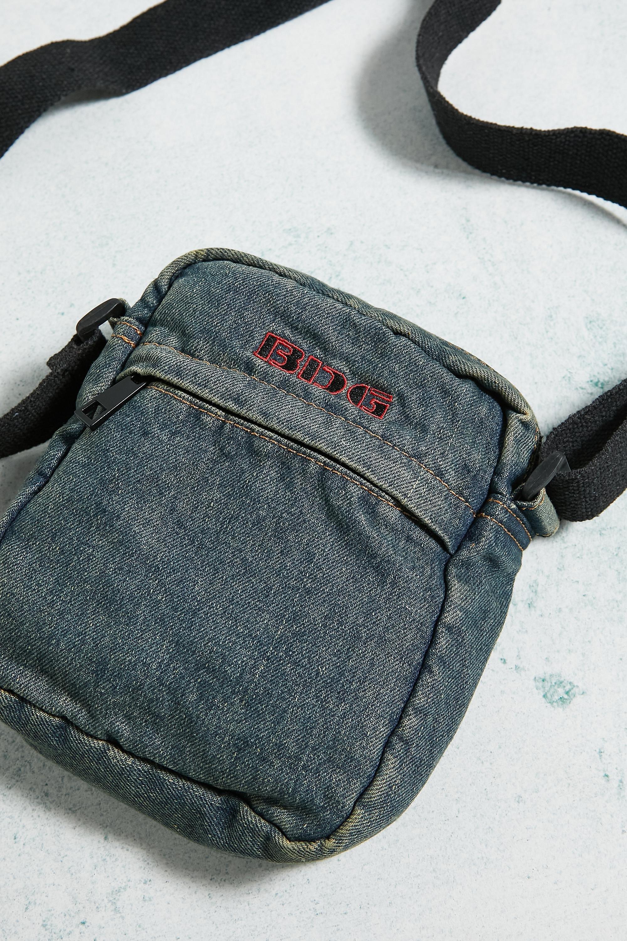 Blue Bdg Denim Crossbody Bag, BLUE, large image number 2