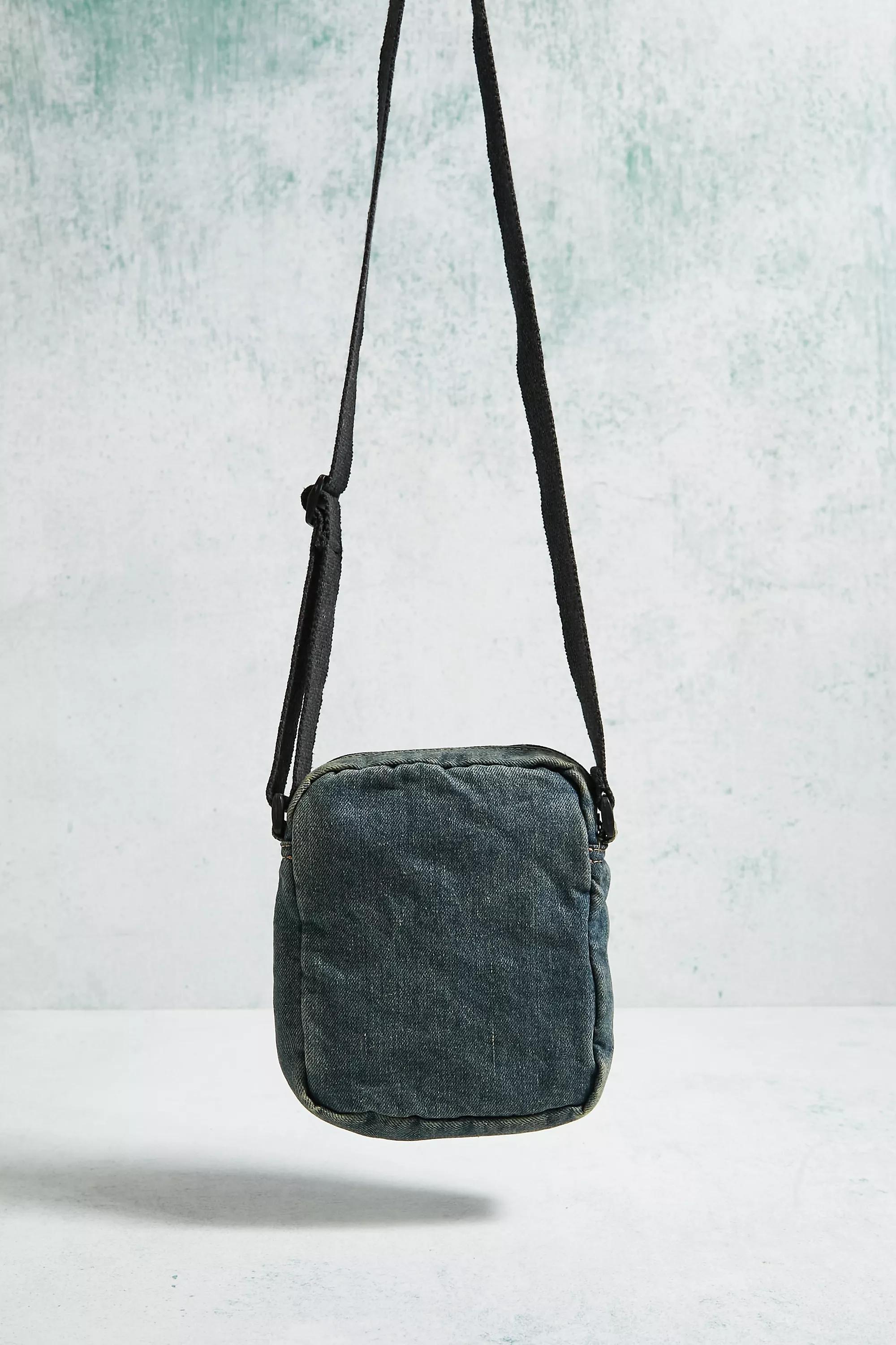 Blue Bdg Denim Crossbody Bag, BLUE, large image number 4