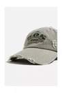 Urban Outfitters - GREY BDG Grey Distressed Logo Cap