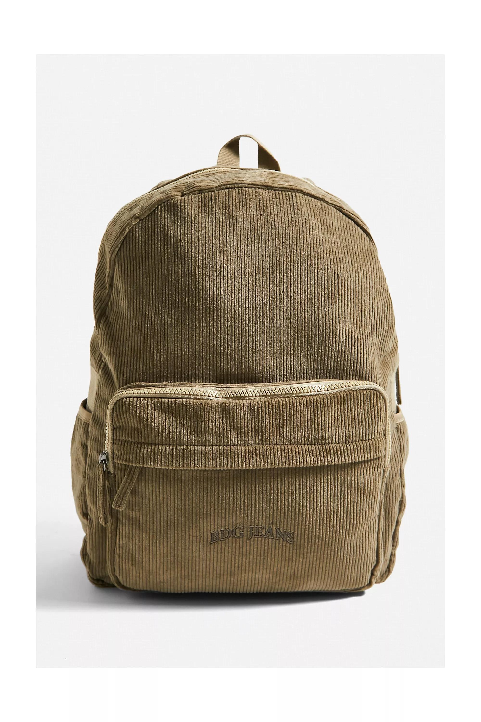 Urban Outfitters - Green Bdg Sage Corduroy Backpack