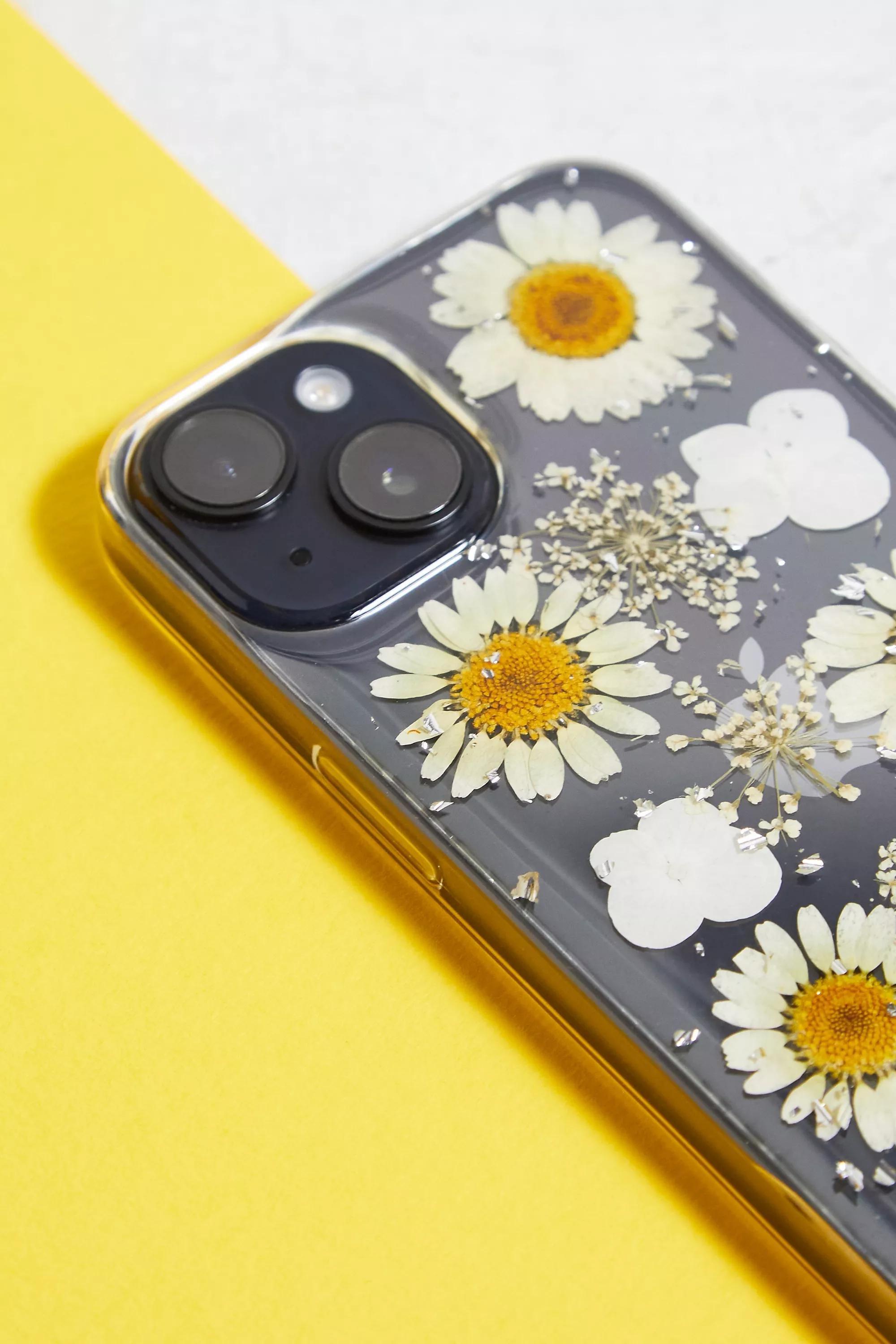 Clear iPhone 14 Pressed Daisy Phone Case, , large image number 2