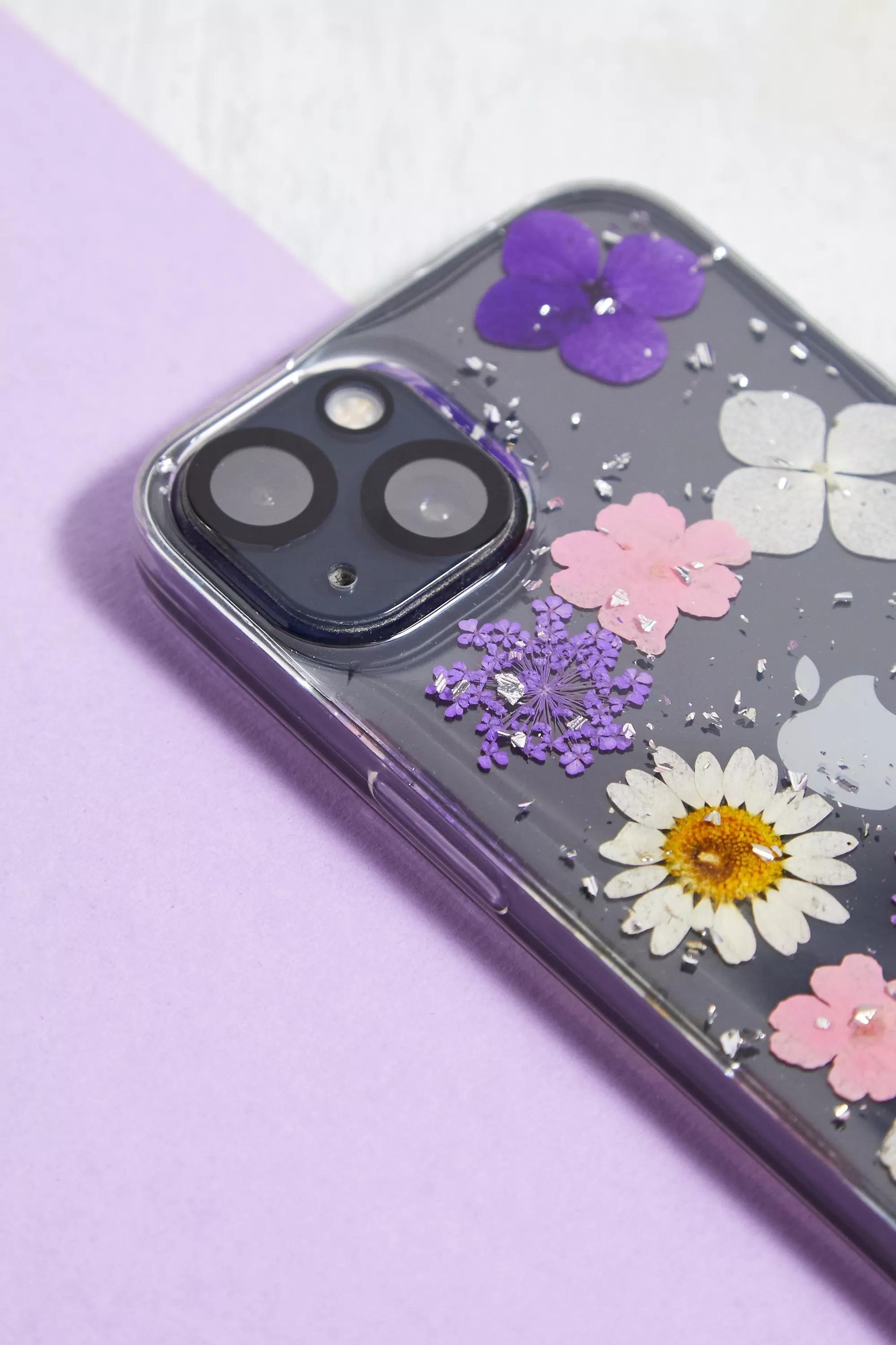 Purple iPhone 13 Pressed Flower Phone Case, , large image number 2