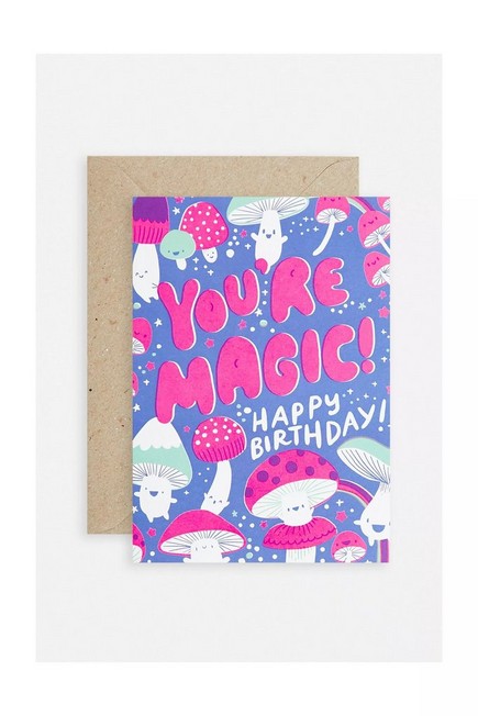 Urban Outfitters - Multicolour You Are Magic Greetings Card