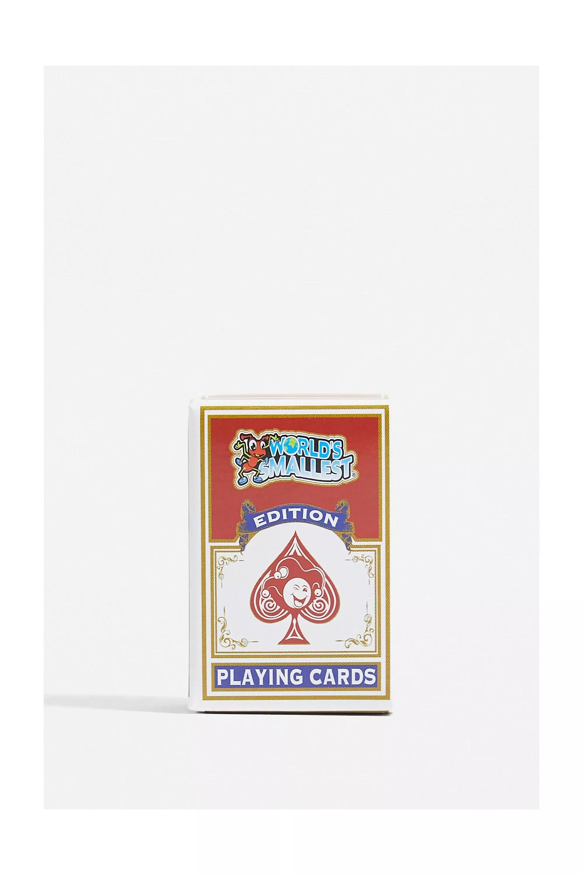 Urban Outfitters - Red Worlds Smallest Playing Cards