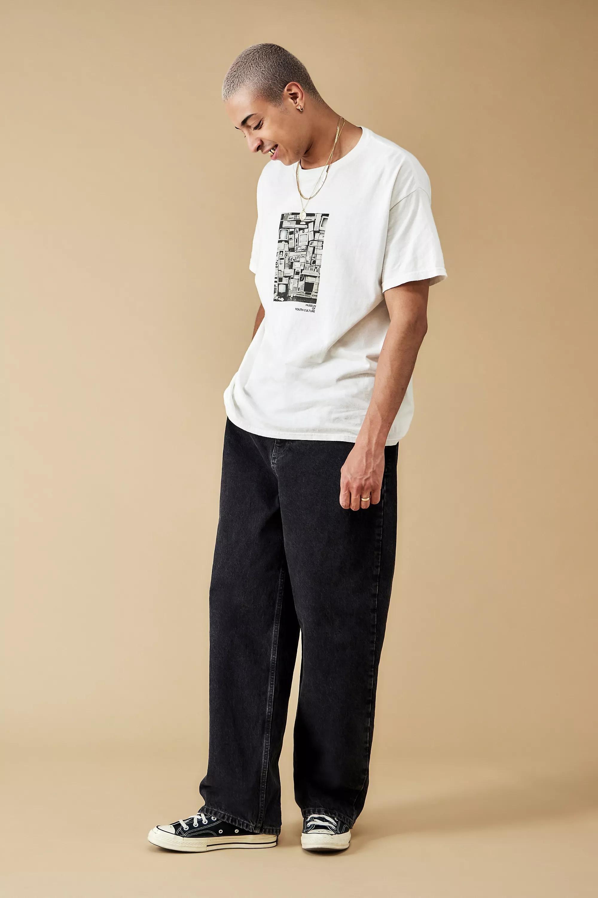 Black Washed Jeans, , large image number 1