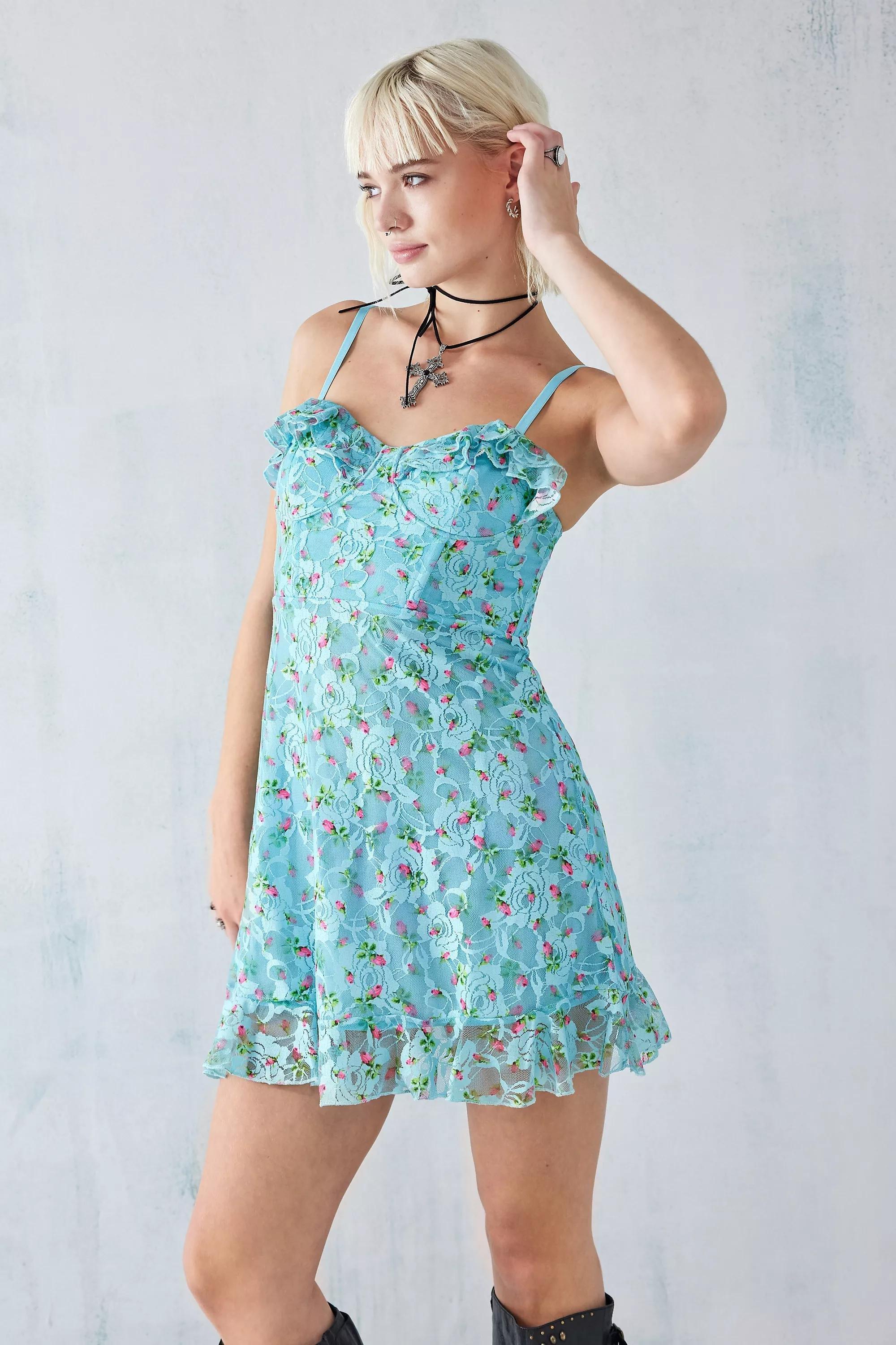 Betsey johnson blue outlet dress