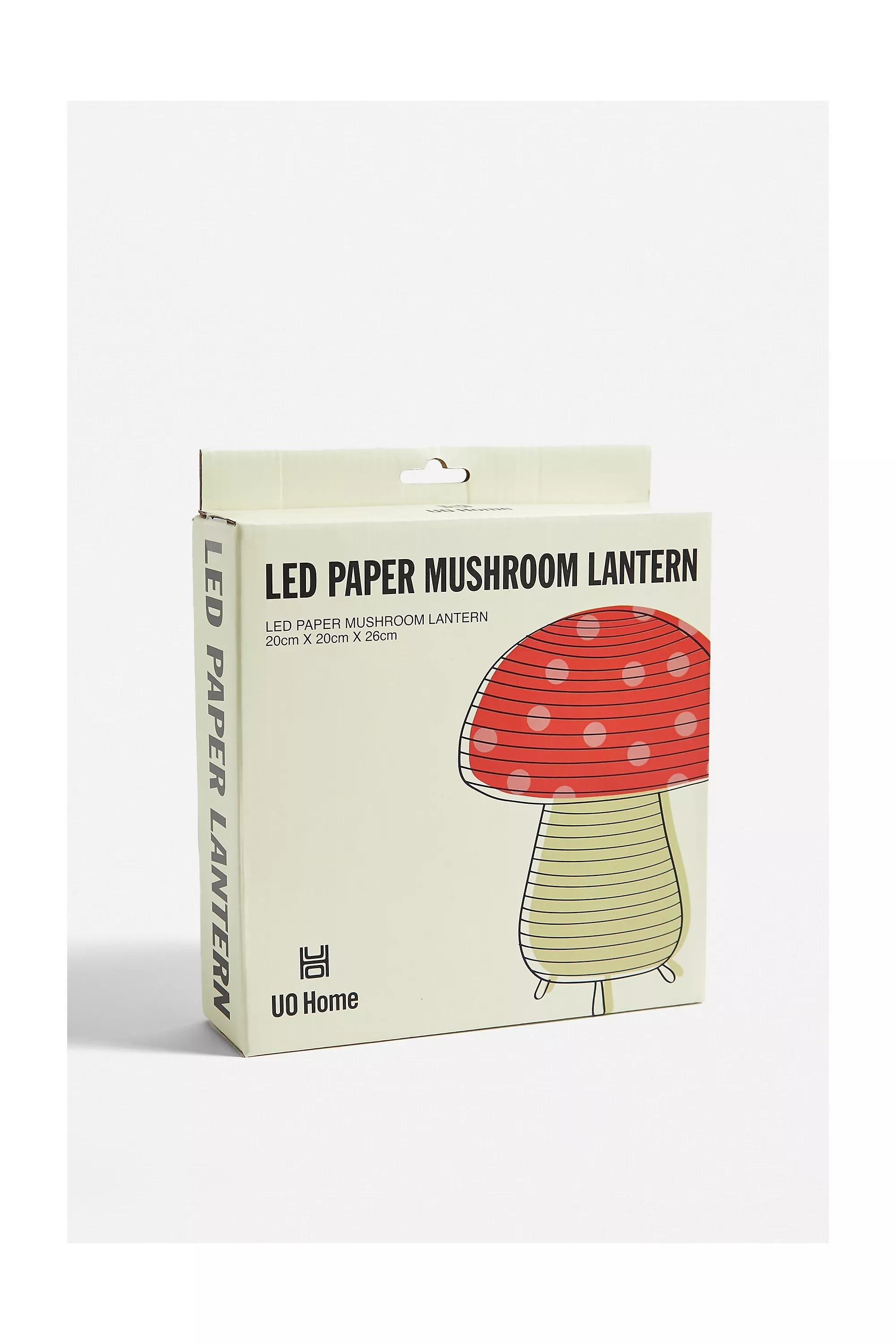 Pink Mushroom Paper Lantern, PINK, large image number 2