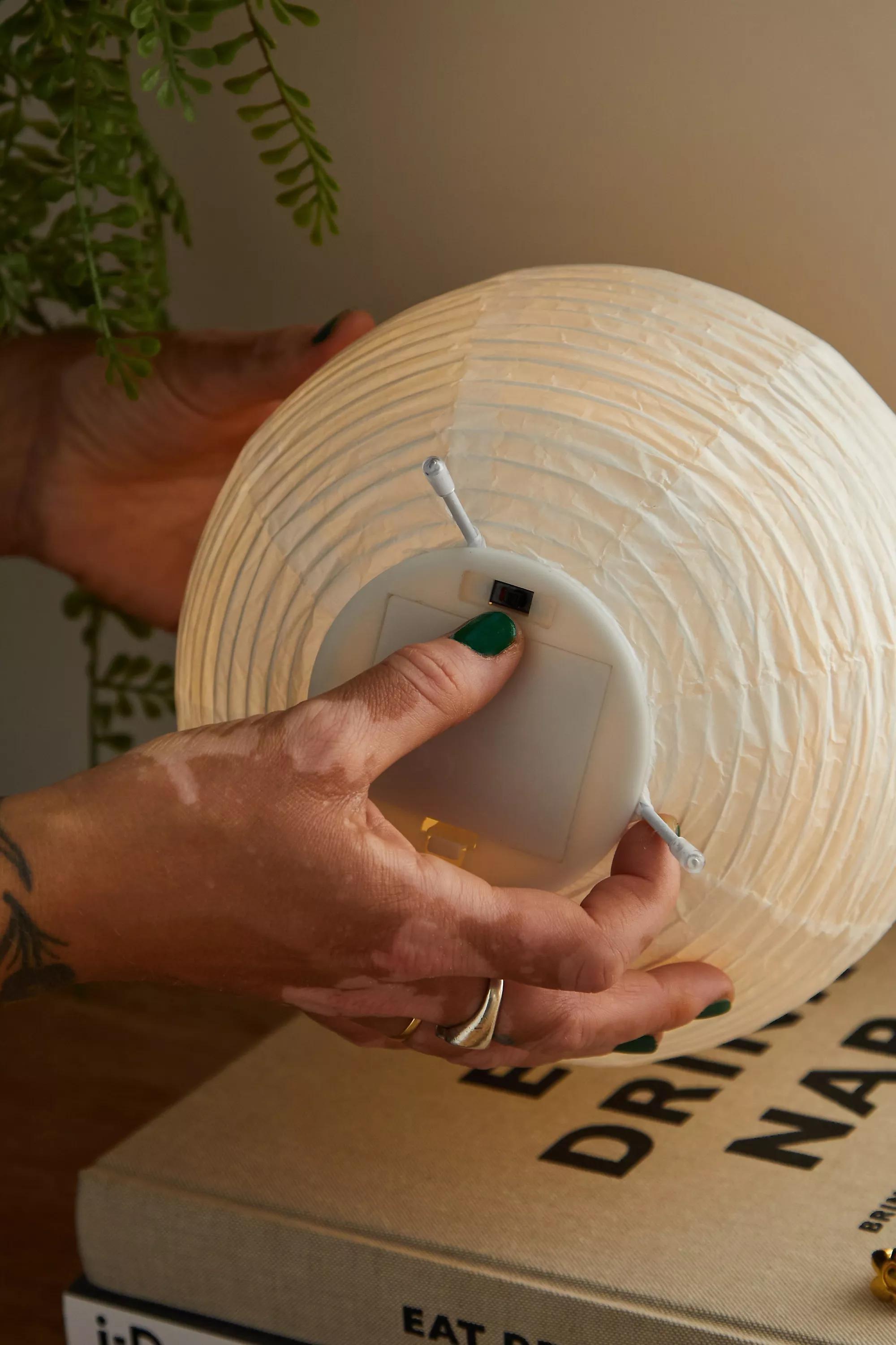 White Globe Paper Lantern, WHT, large image number 3