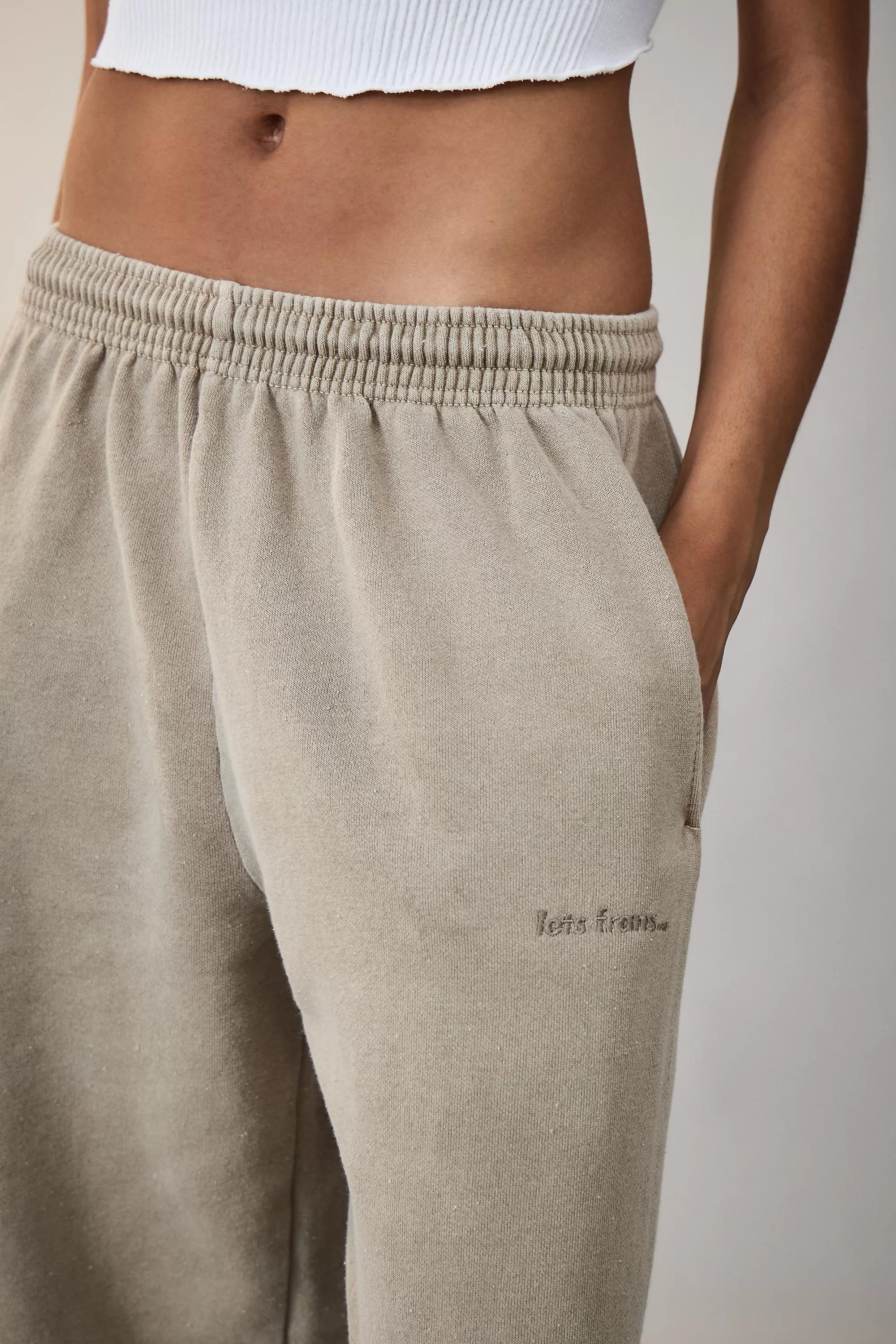 Beige Iets Frans... Oat Cuffed Joggers, , large image number 3