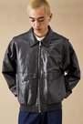 Urban Outfitters - Black Pu Flight Jacket