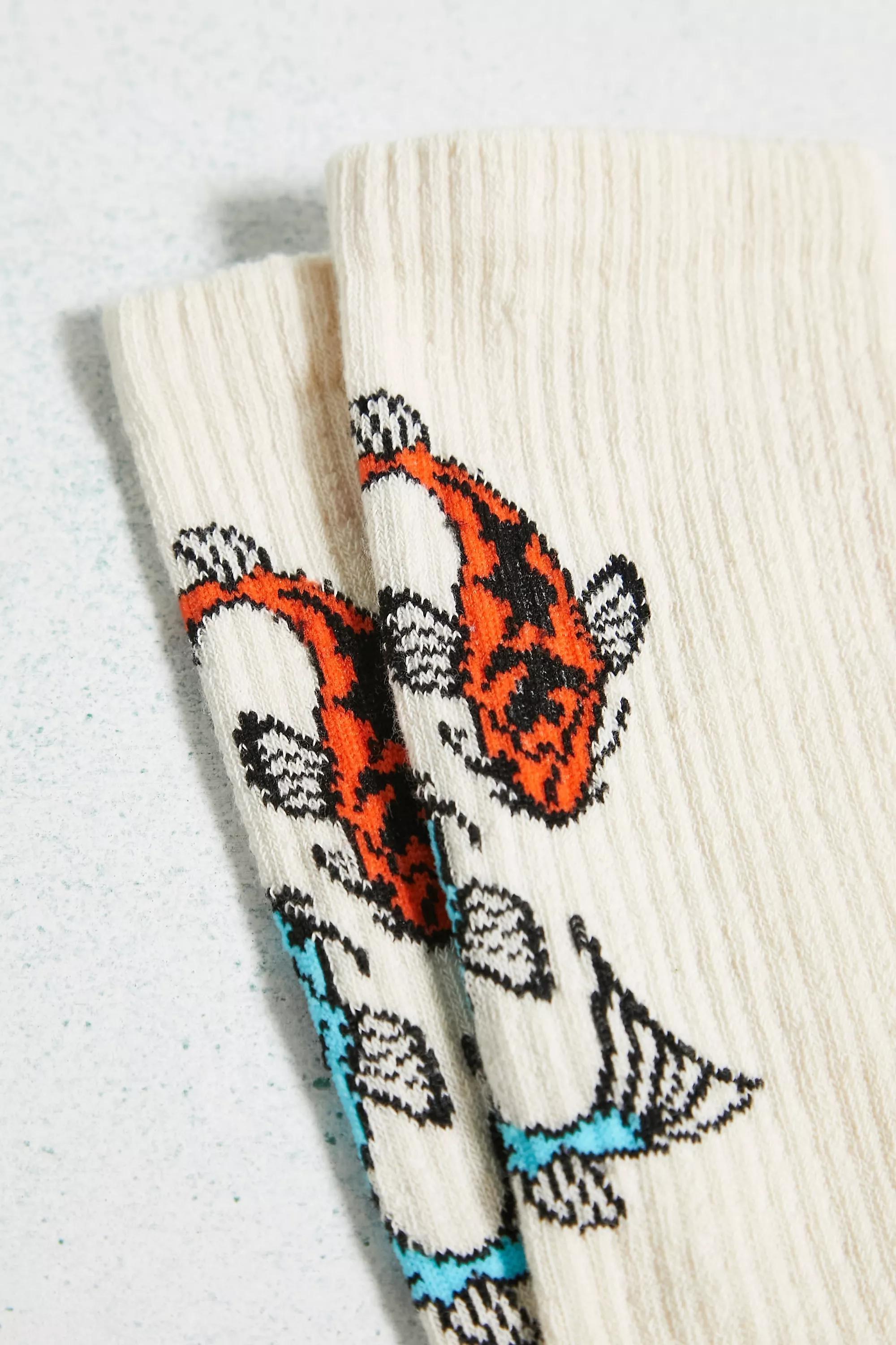 Urban Outfitters Assort Koi Fish Ribbed Knit Socks