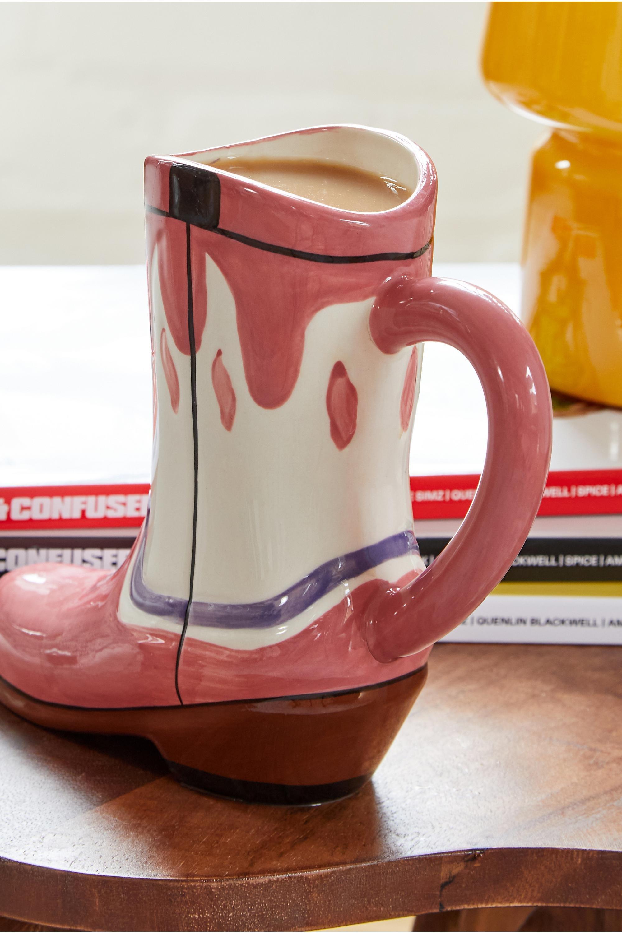 Pink Western Boot Mug, PINK, large image number 2