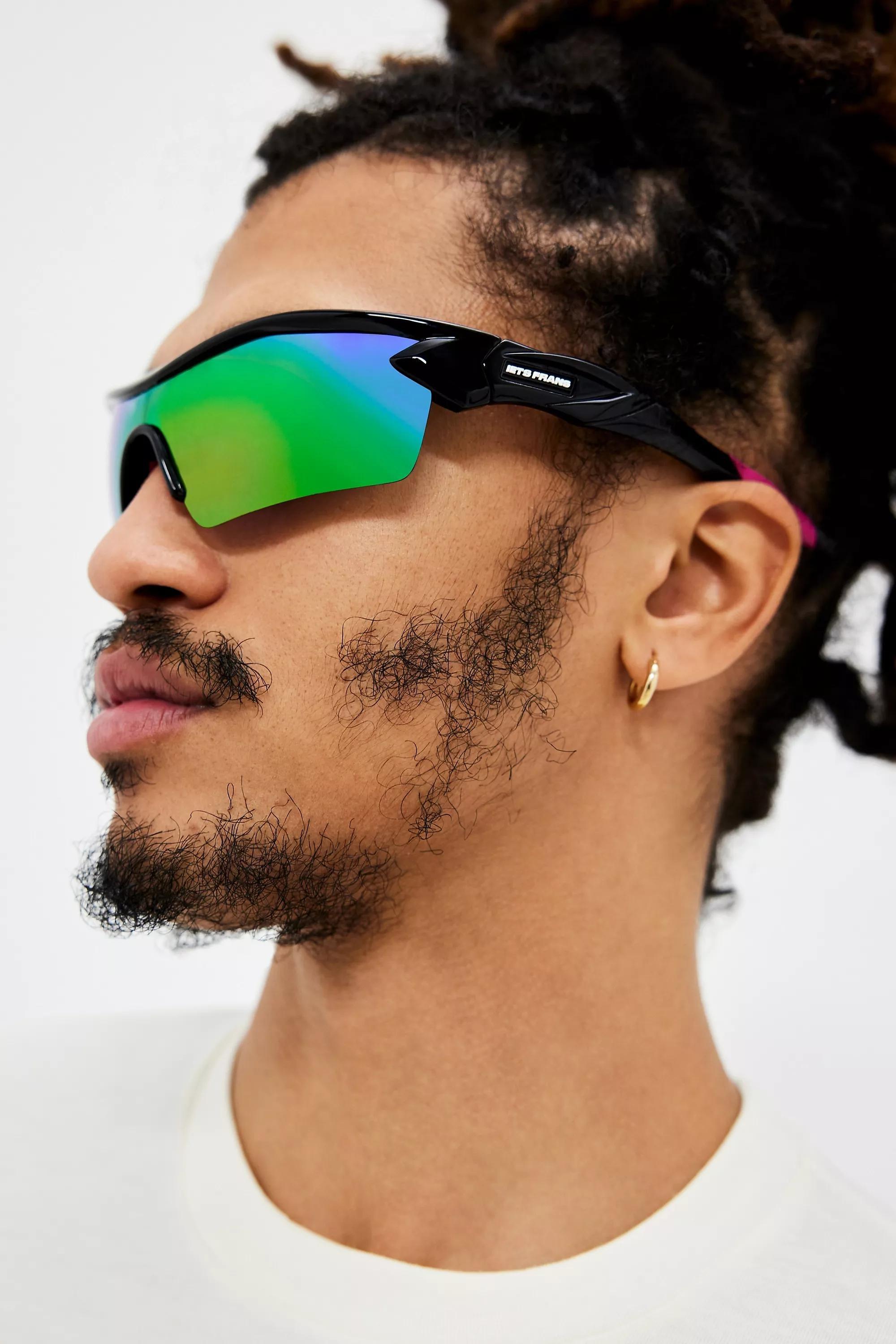 Pink Brooks Visor Sunglasses, PINK, large image number 0