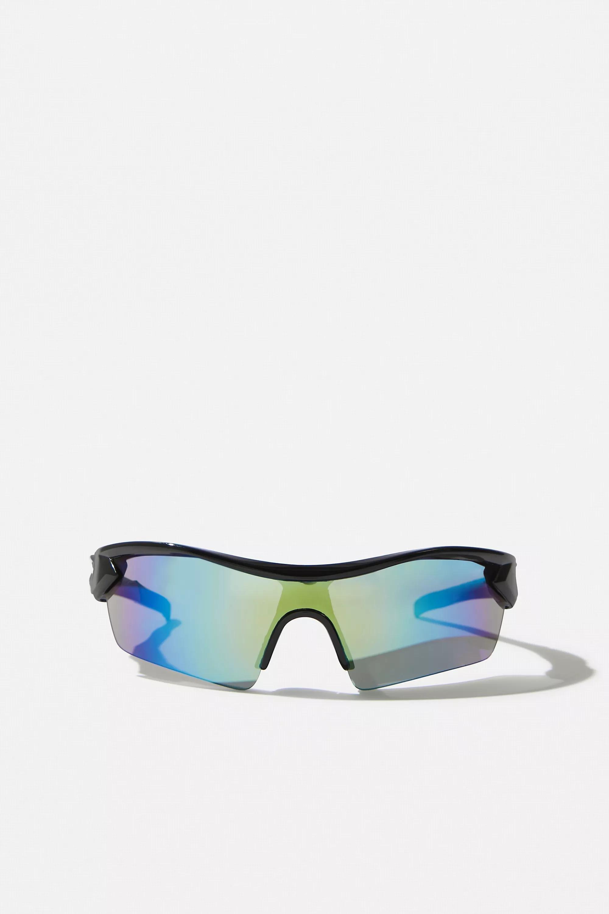 Green Brooks Visor Sunglasses, GRN, large image number 1