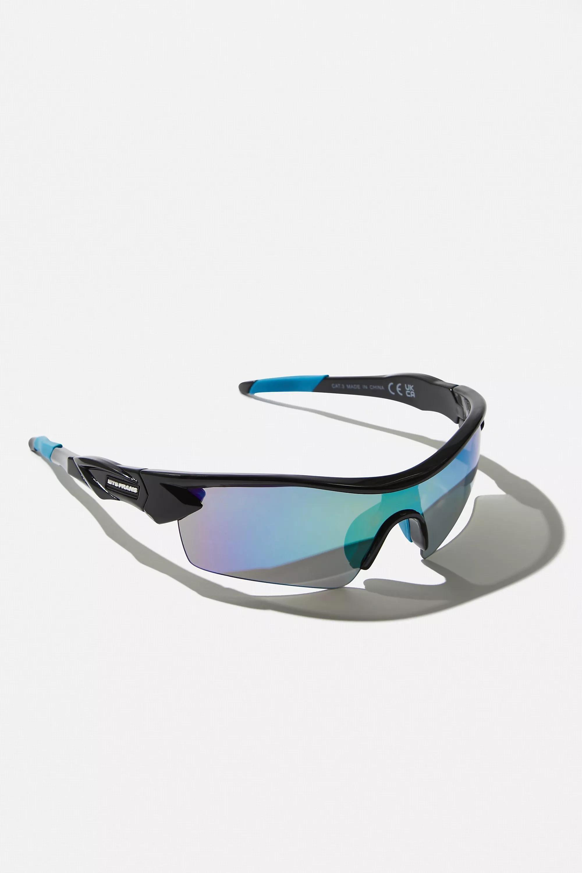 Green Brooks Visor Sunglasses, GRN, large image number 2