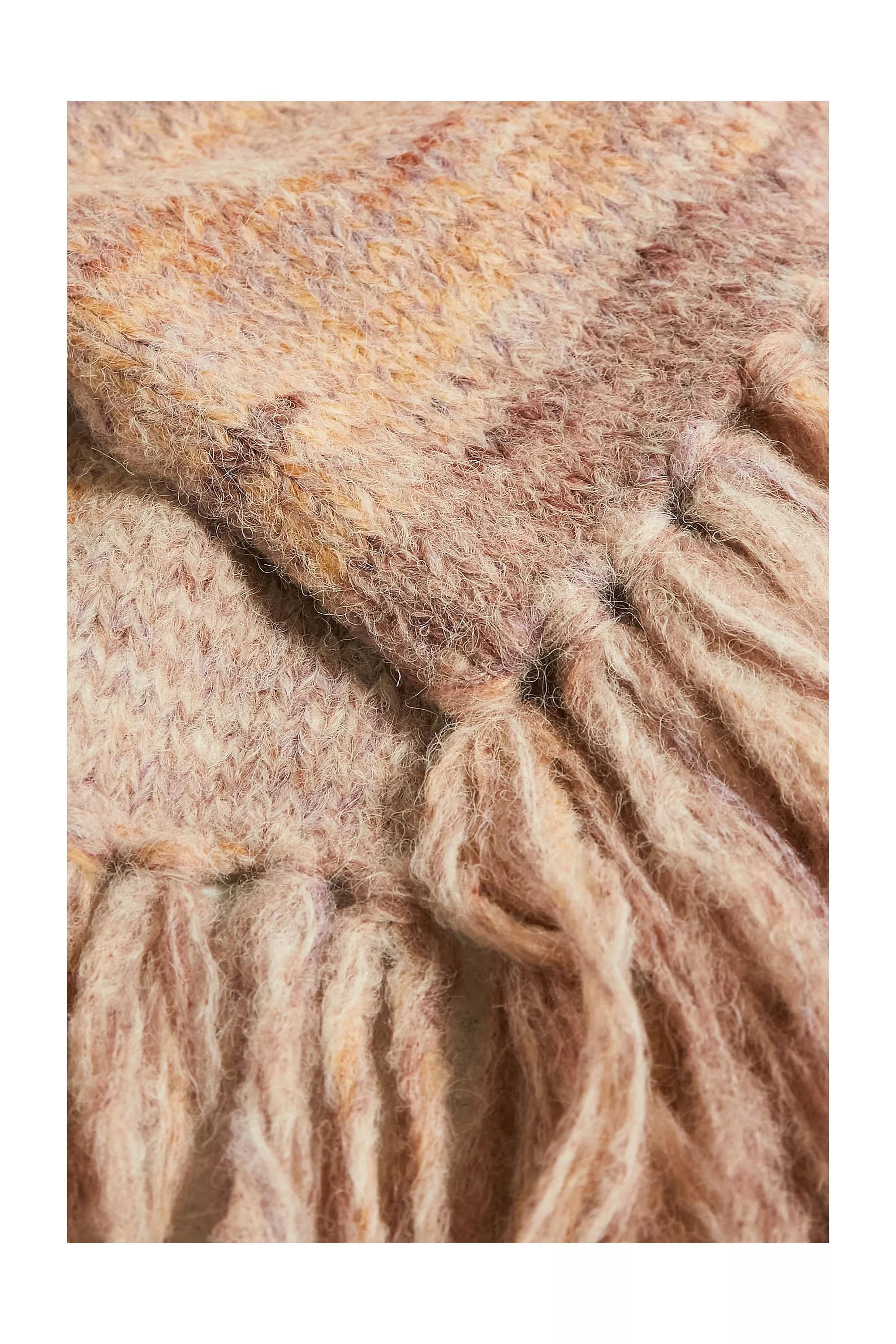 Beige Uo Tallie Fluffy Space-Dye Scarf, , large image number 2