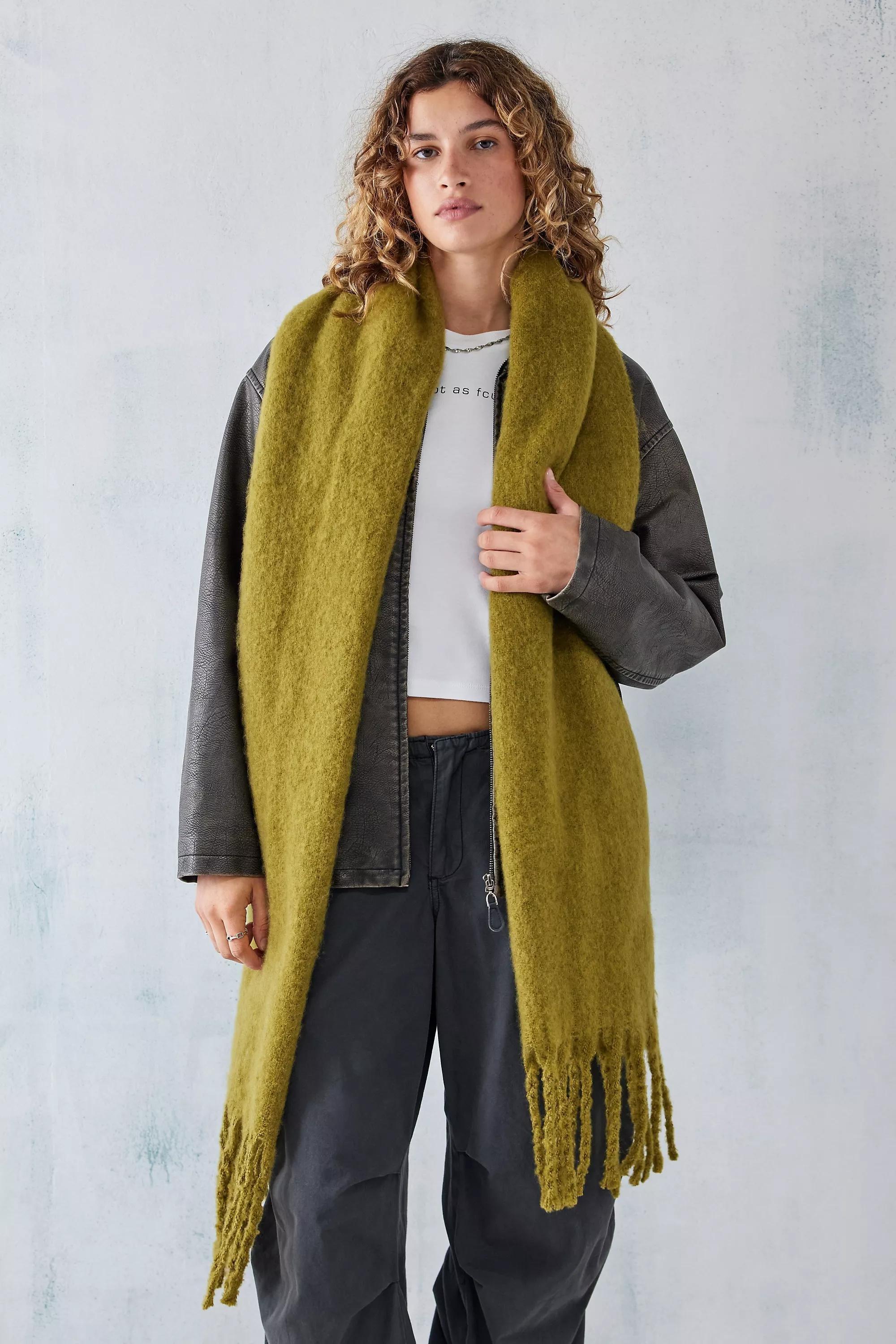 Green Blanket Scarf, , large image number 0