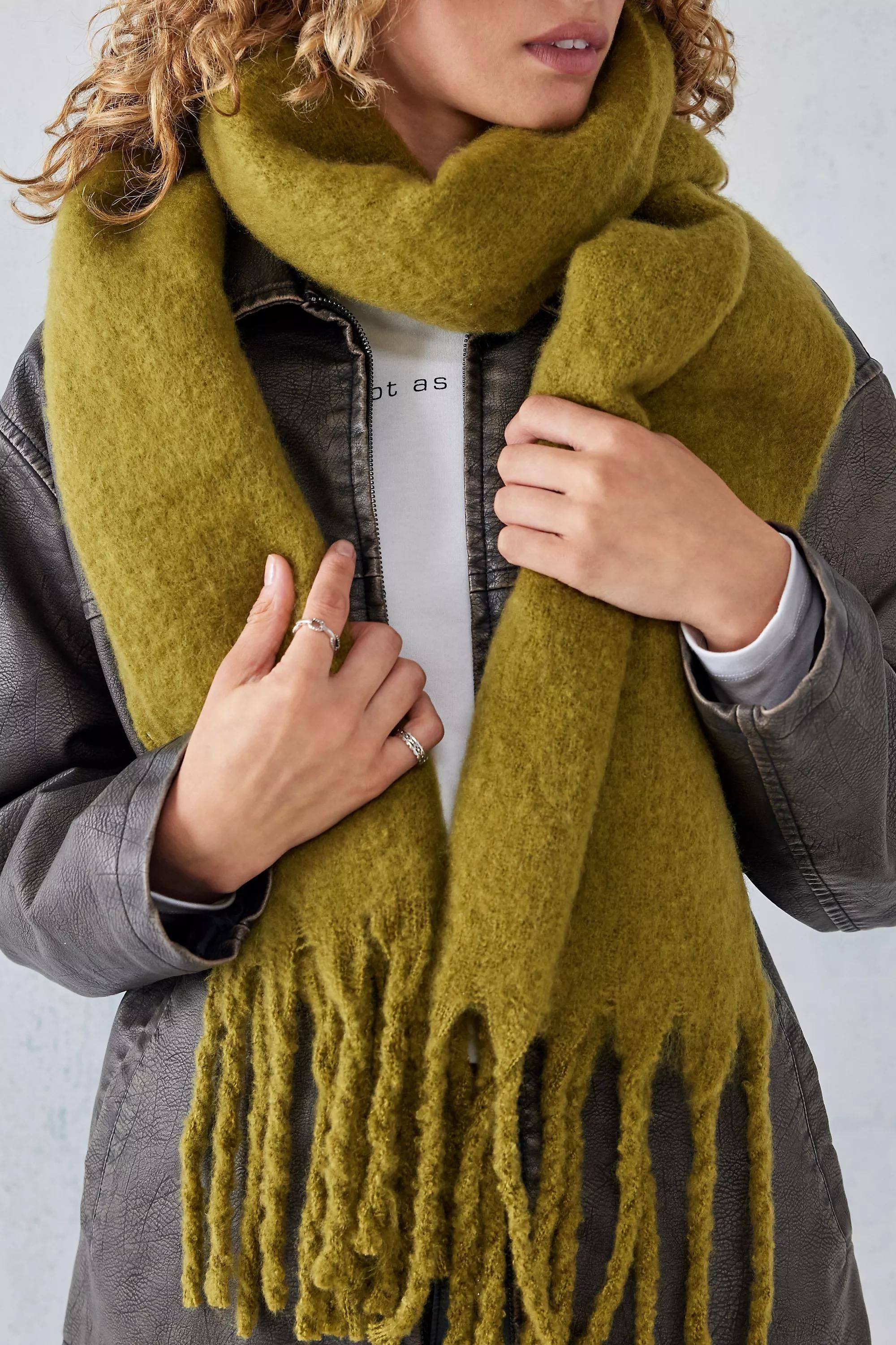 Green Blanket Scarf, , large image number 1