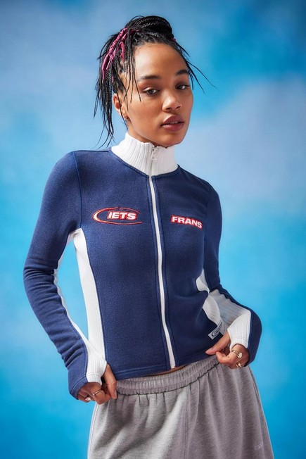 Urban Outfitters - Navy Iets Frans... Bella Track Top