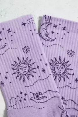 Purple Out From Under Celestial Socks, , large image number 0
