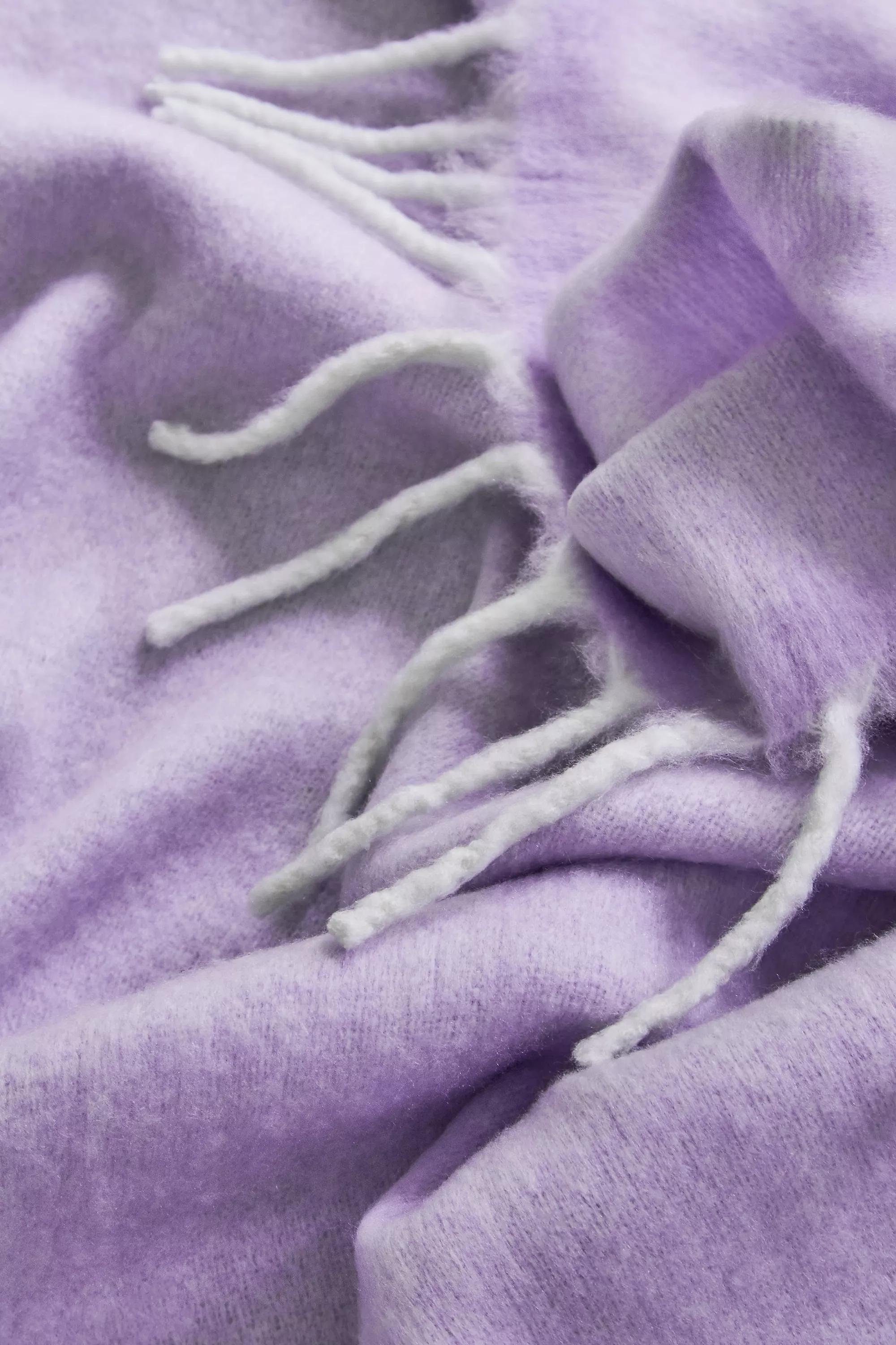 Purple Cosy Fluffy Blanket, LILAC, large image number 1