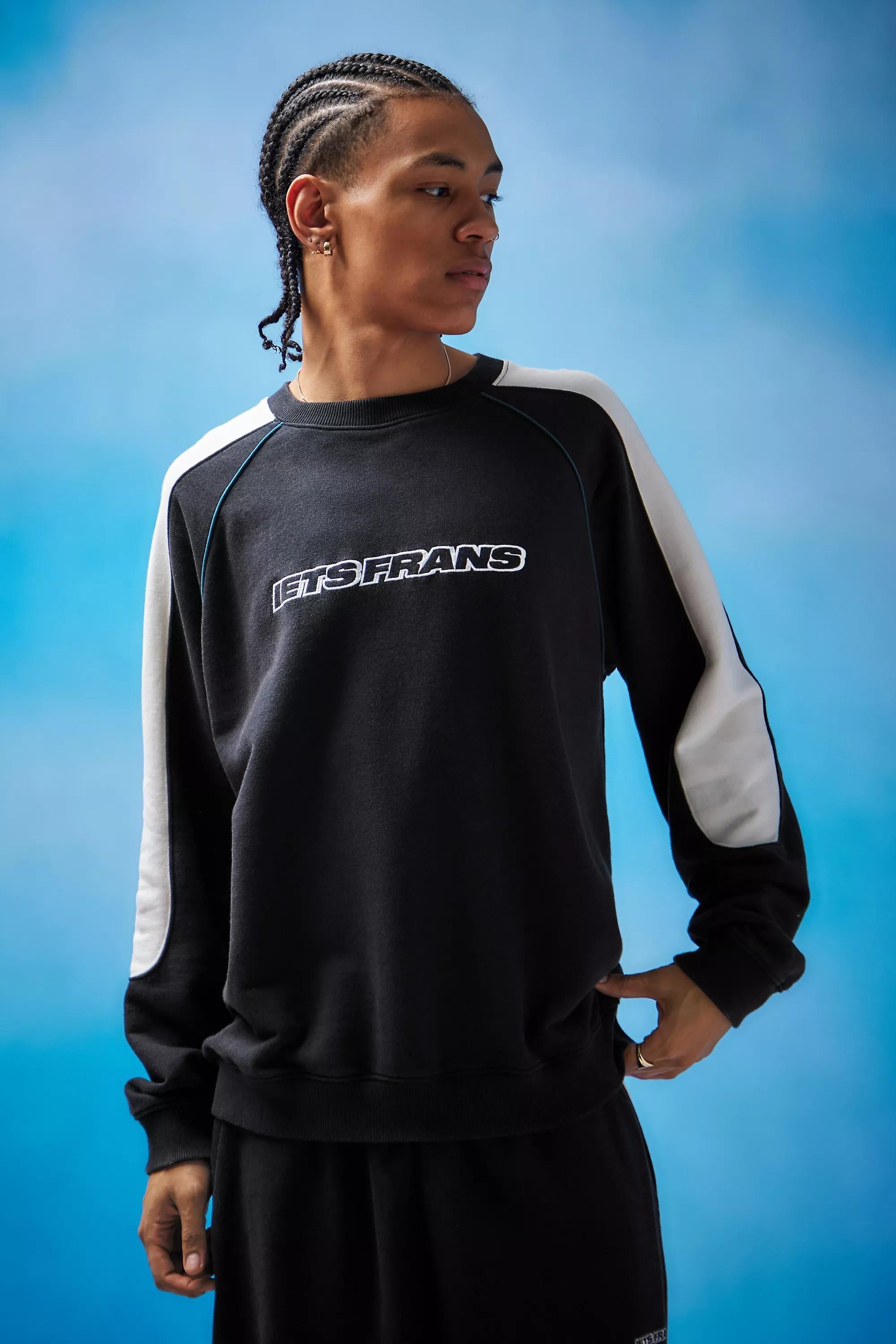 Black Panel Sweatshirt, , large image number 0