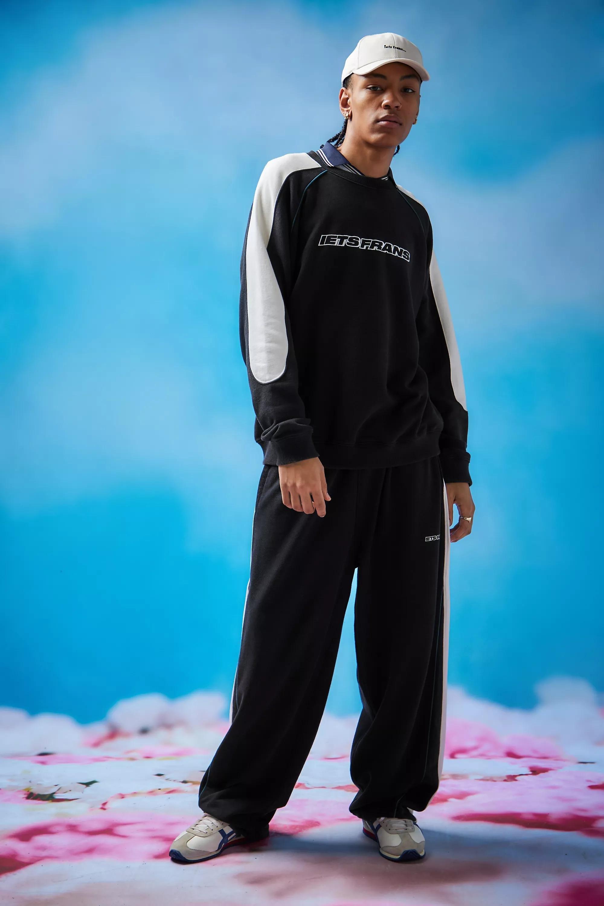 Black Panel Sweatshirt, , large image number 1
