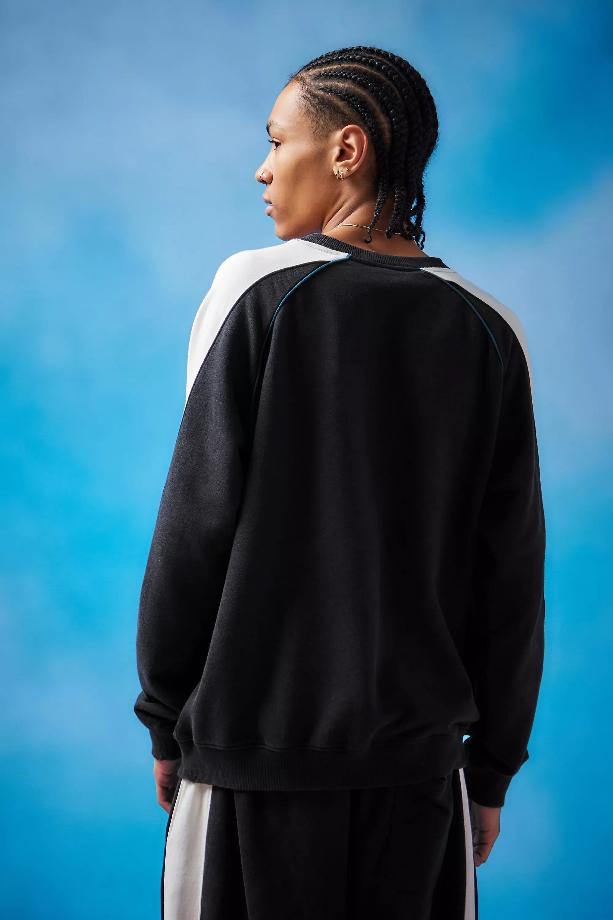 Black Panel Sweatshirt, , large image number 3