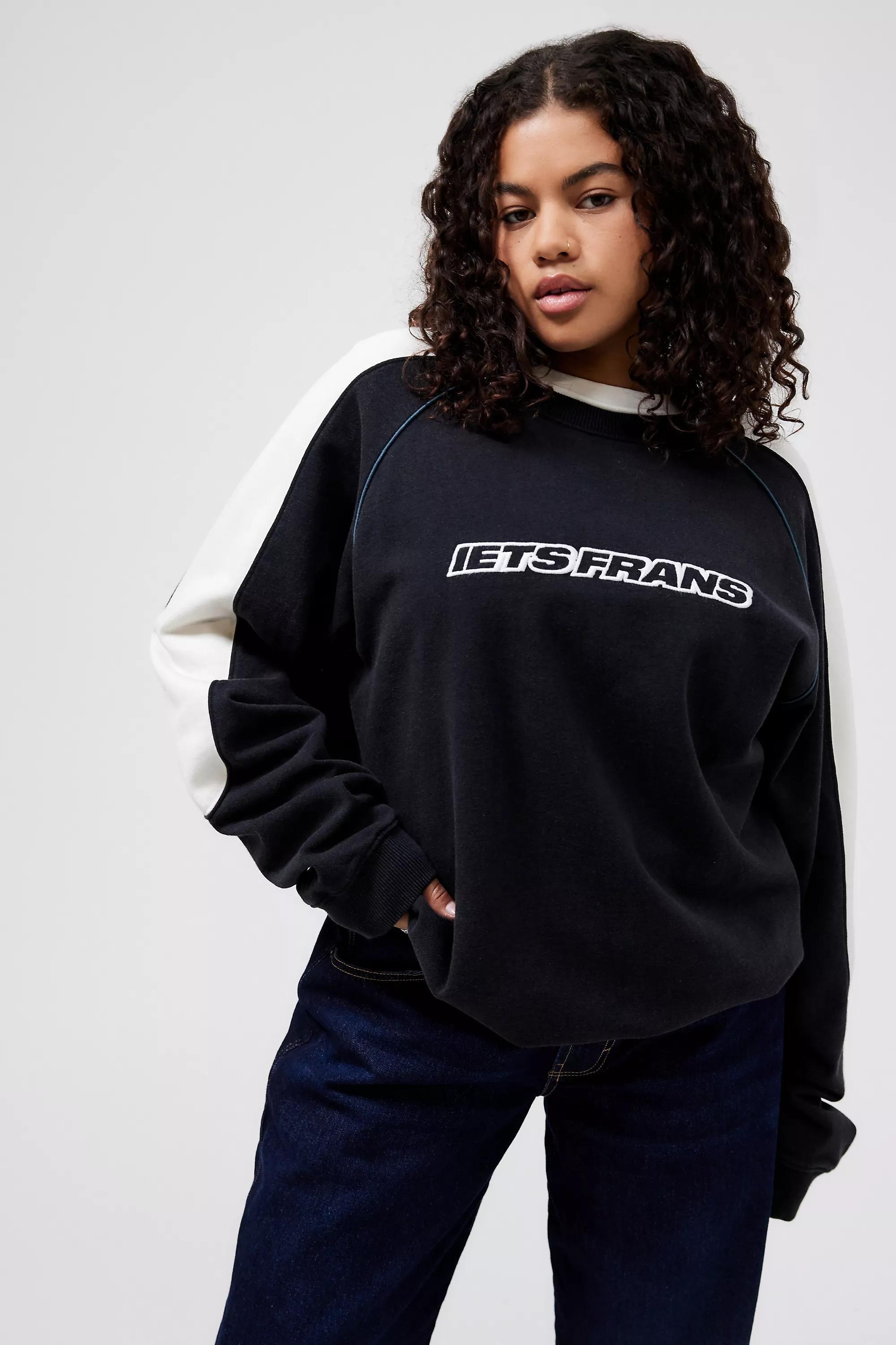 Black Panel Sweatshirt, , large image number 4