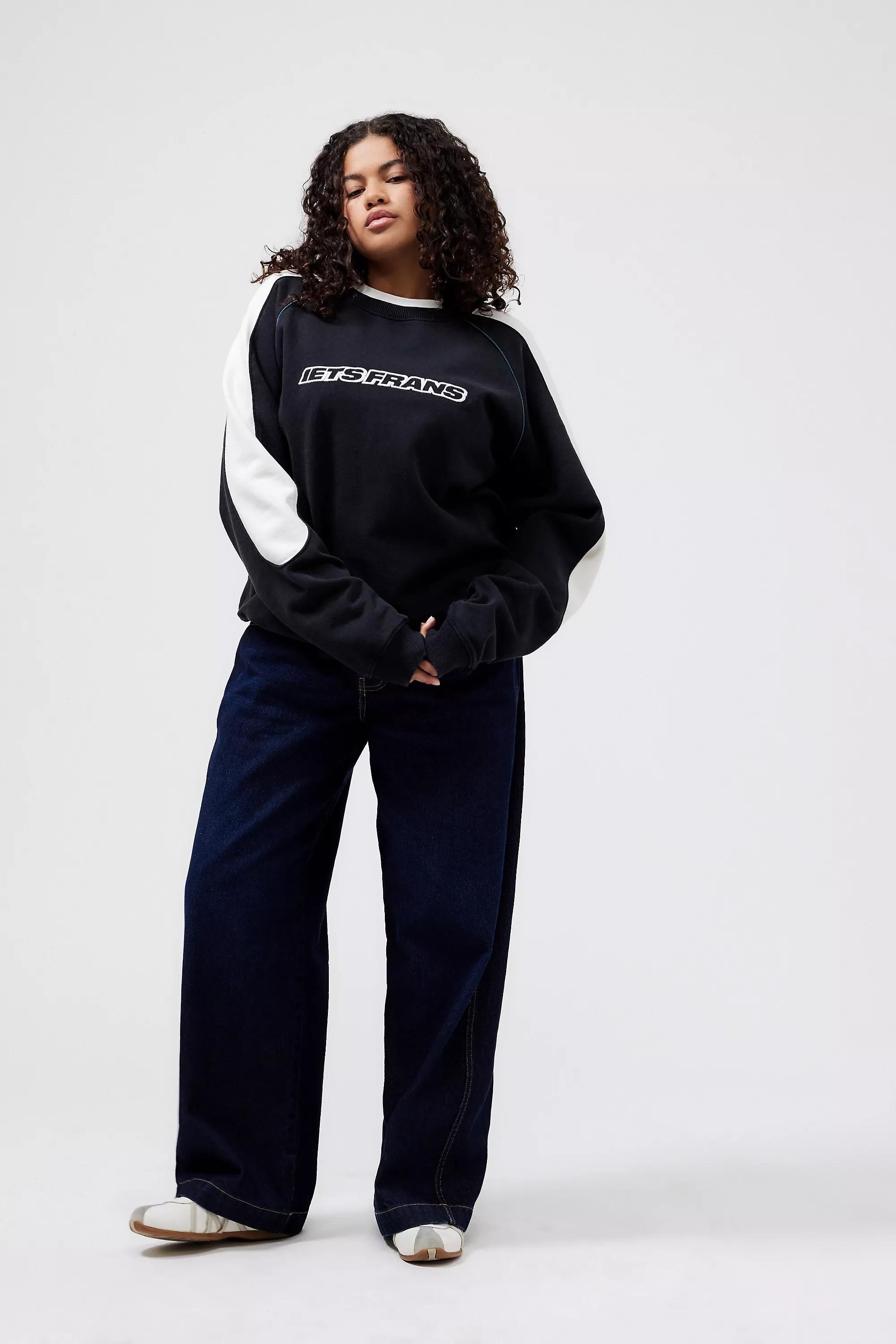 Urban Outfitters - Black Panel Sweatshirt