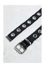Urban Outfitters - Black Uo Distressed Eyelet Belt
