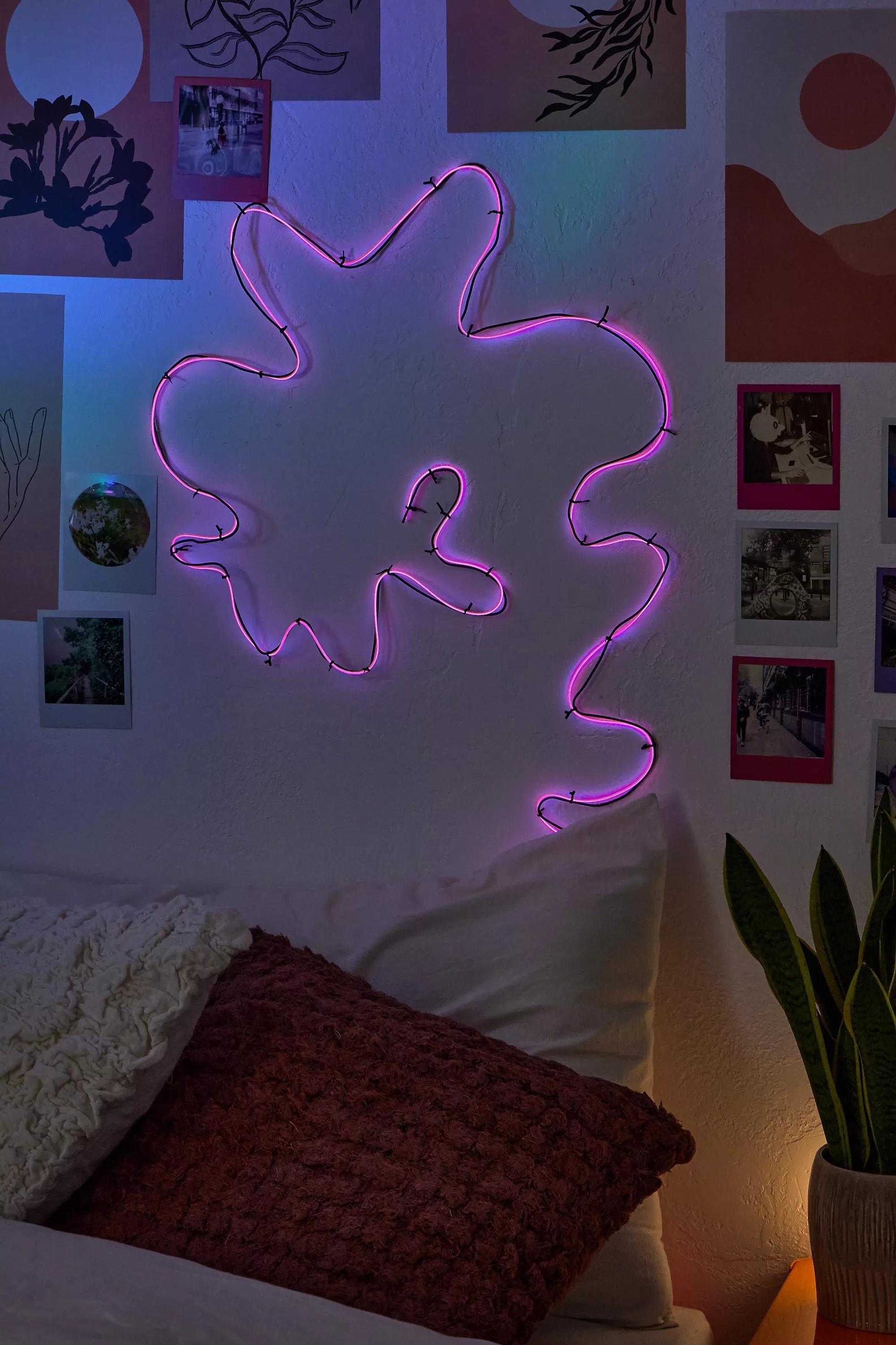 Pink Make Your Own Pink Neon String Light, PINK, large image number 0
