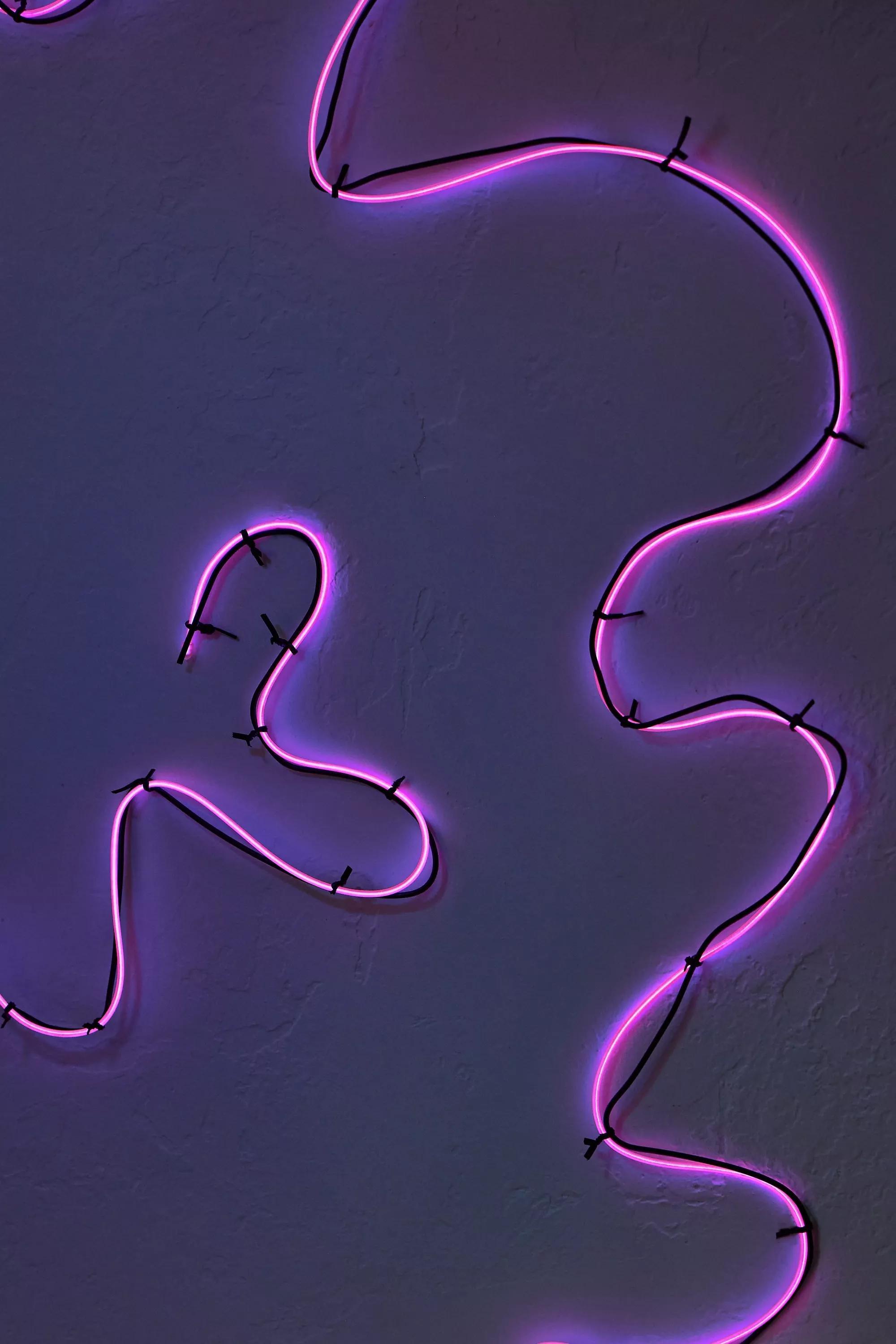 Pink Make Your Own Pink Neon String Light, PINK, medium