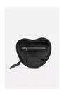 Urban Outfitters - BLK UO Heart Zip-Up Coin Purse