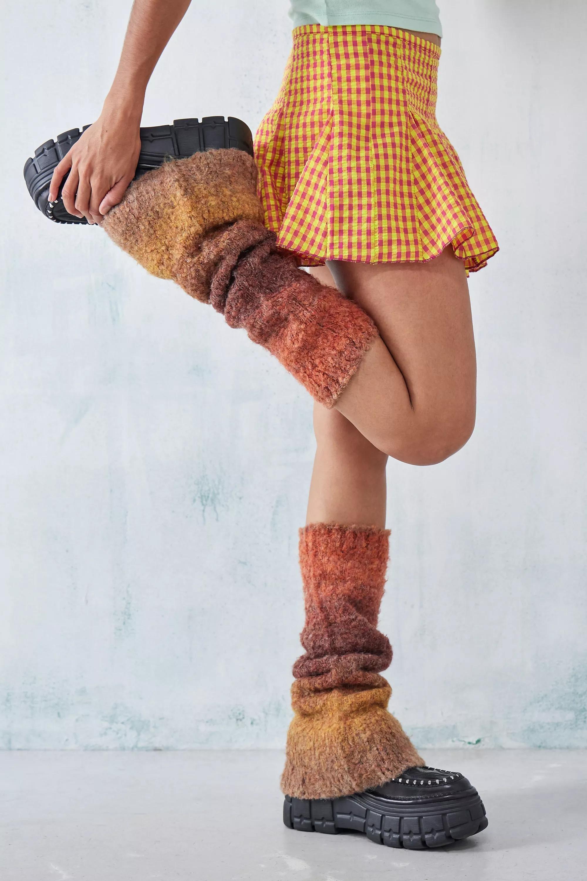 BRN Out From Under Fuzzy Ombre Over-Boot Leg Warmers, , large image number 0