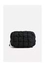 Urban Outfitters - BLK UO Quilted Popcorn Makeup Bag