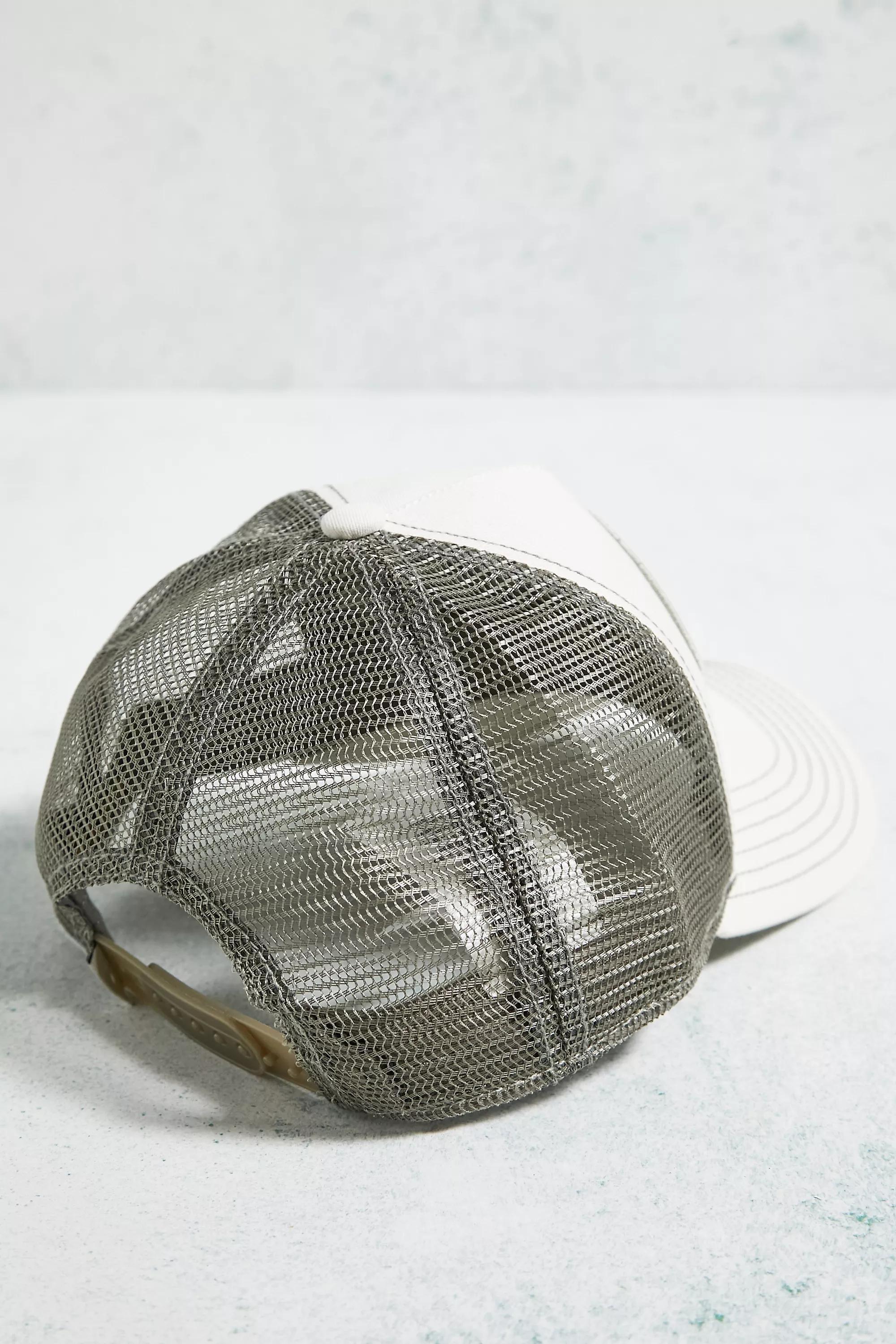 Cream Von Dutch Stone Boston Trucker Cap, , large image number 3