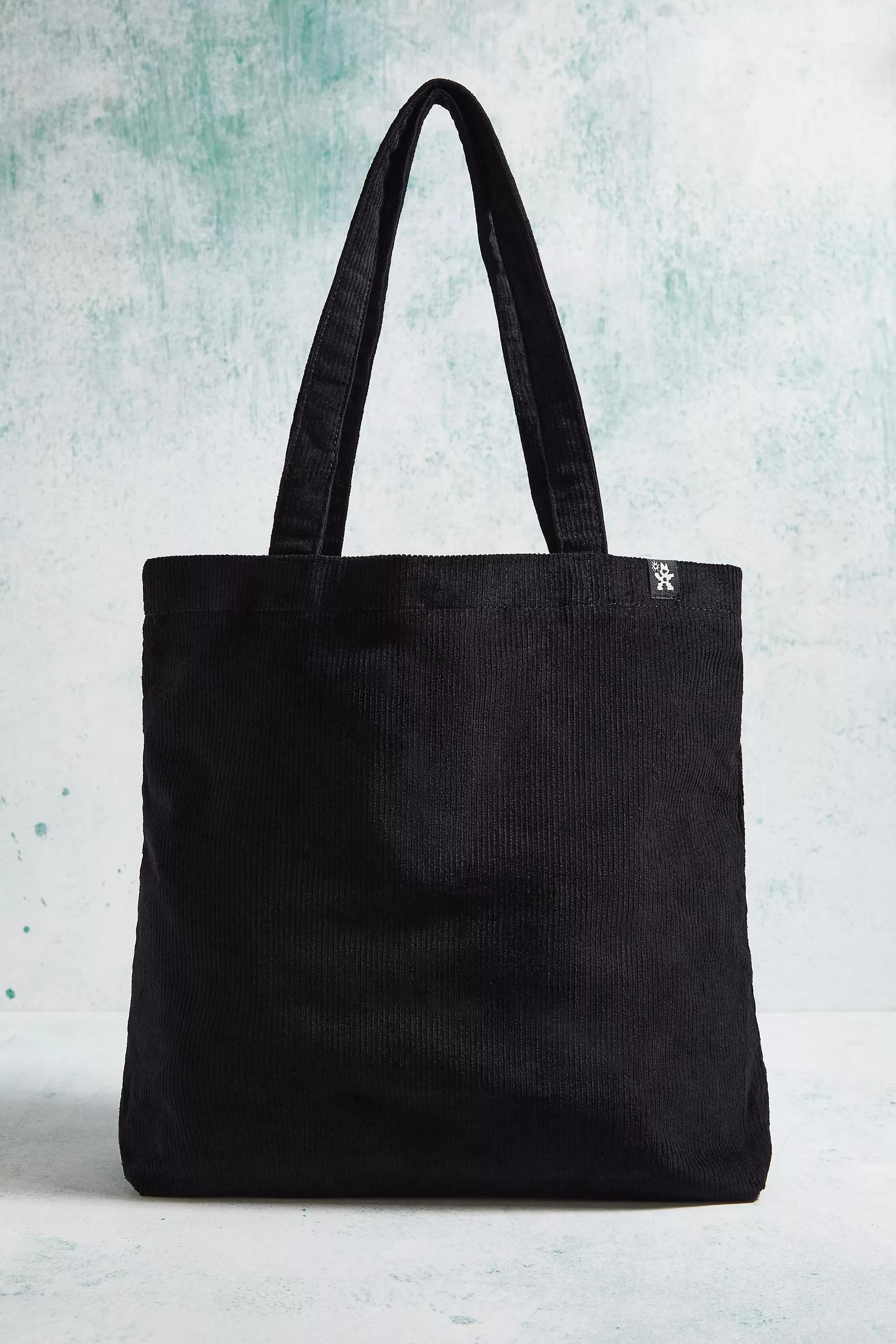 Urban Outfitters - Grey Gunmetal Corduroy Tote Bag