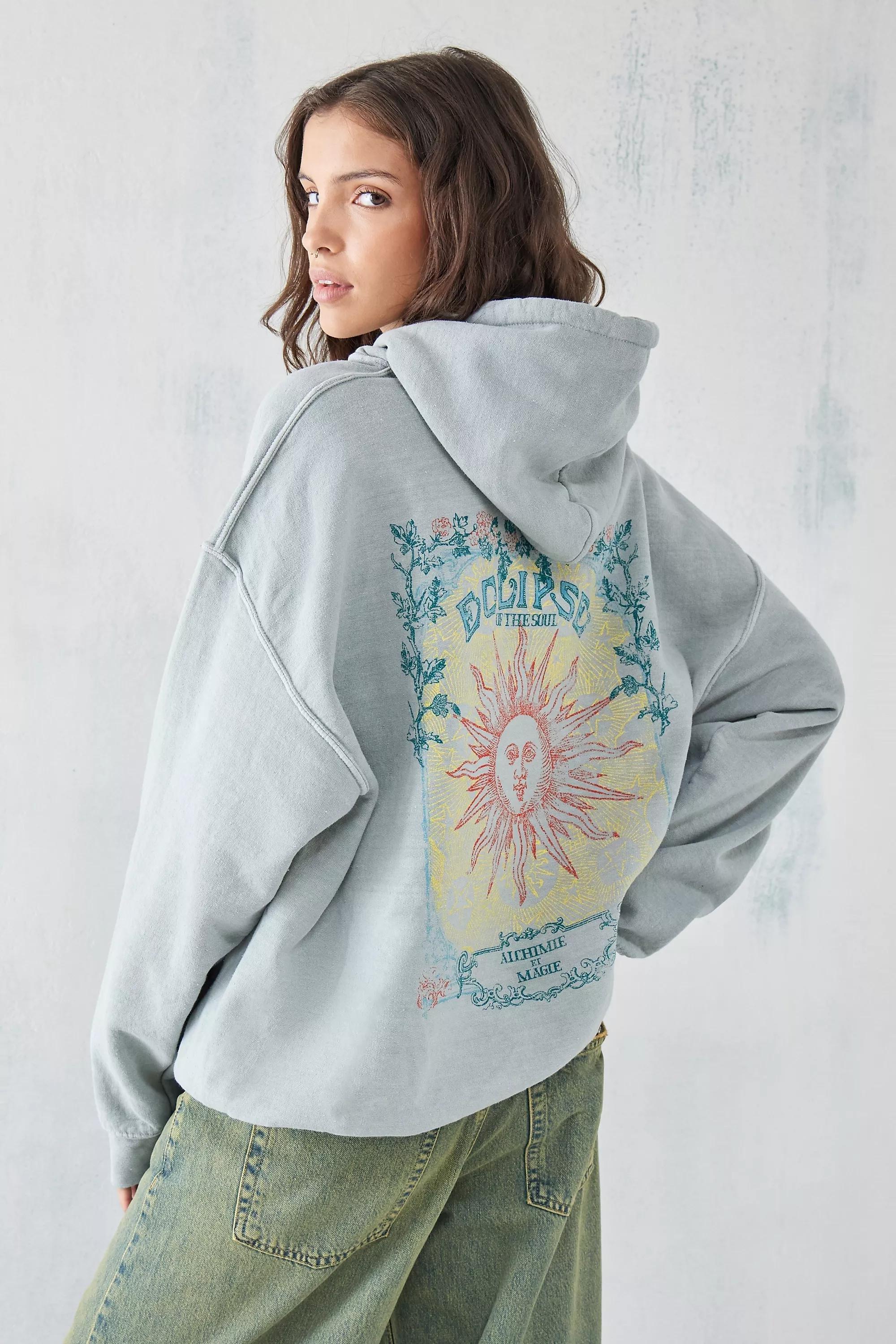 Urban Outfitters Blue Eclipse Of The Soul Hoodie Azadea UAE